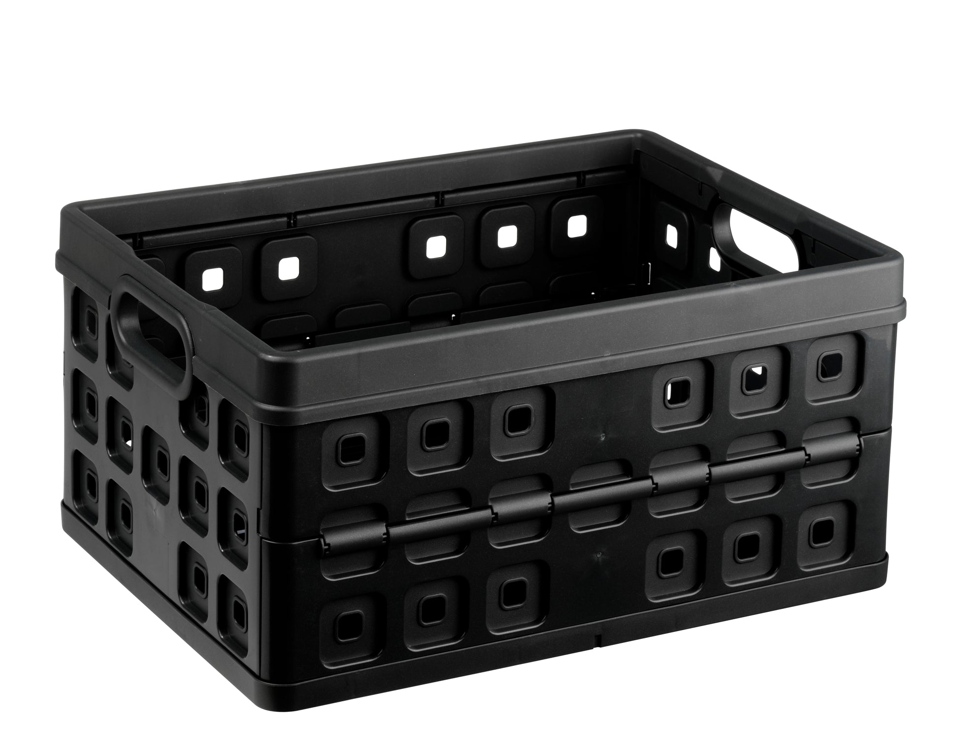 Sunware Klappbox – faltbar – schwarz – 360 × 55 × 490 mm