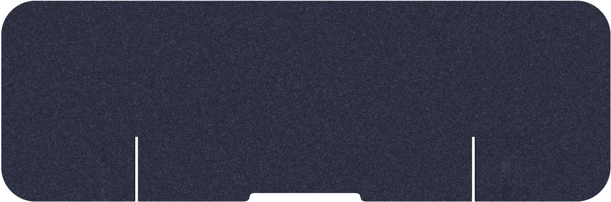 Suono Tischtrennwand – 1'800 × 590 mm, blau, mit Klemmen, akustisch, für Tischplatten 15–70 mm