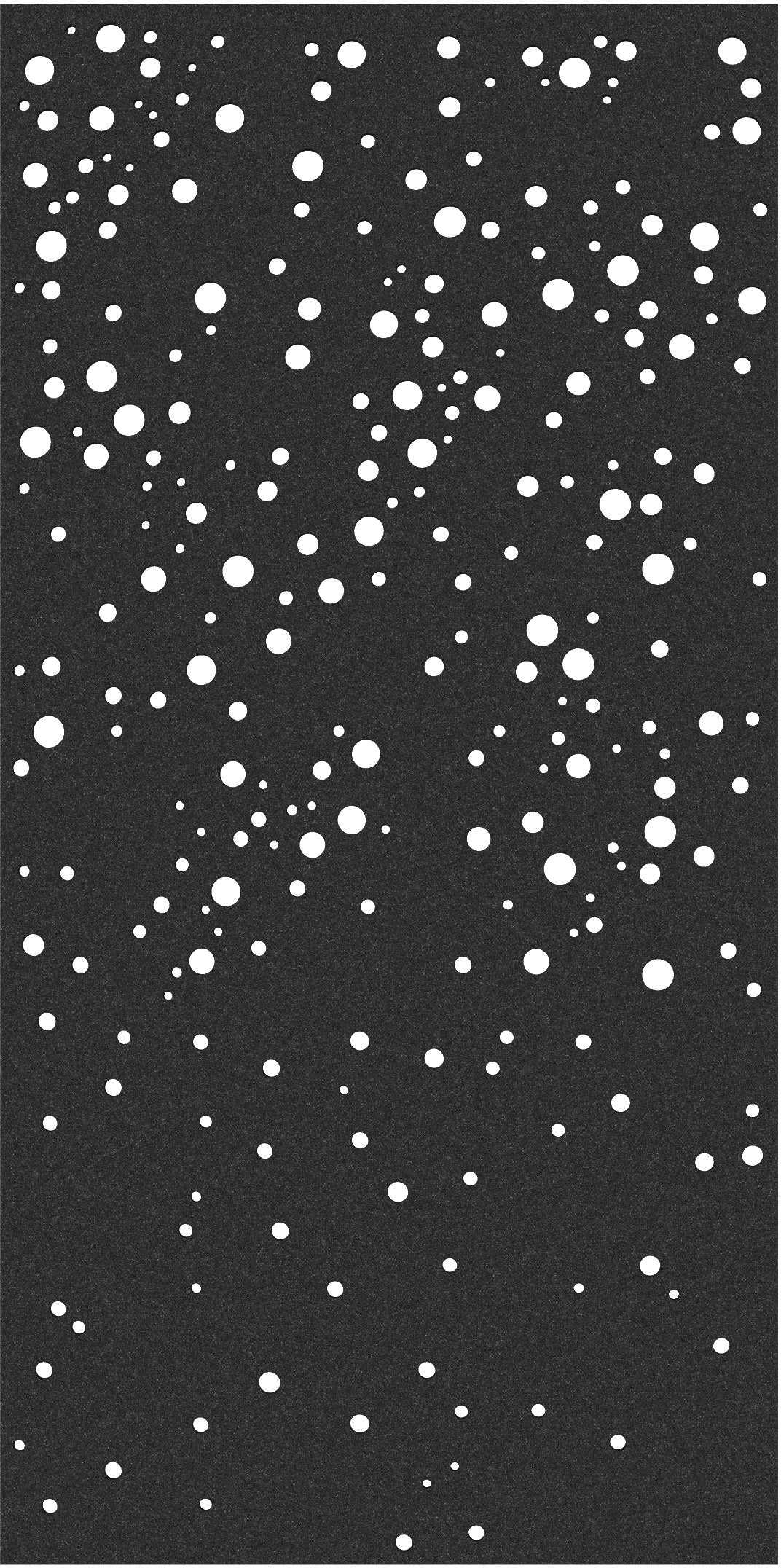 Suono Stellwand CURTAIN BUBBLES – 1'200 × 2'400 mm, suonoBOARD, schwarz, hängend, akustisch, 2er-Set