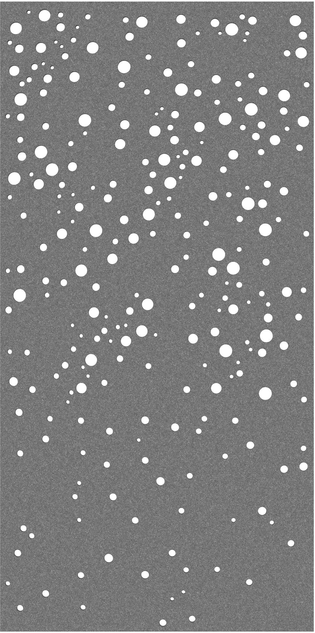 Suono Stellwand CURTAIN BUBBLES – 1'200 × 2'400 mm, suonoBOARD, grau, hängend, rahmenlos, 2er-Set