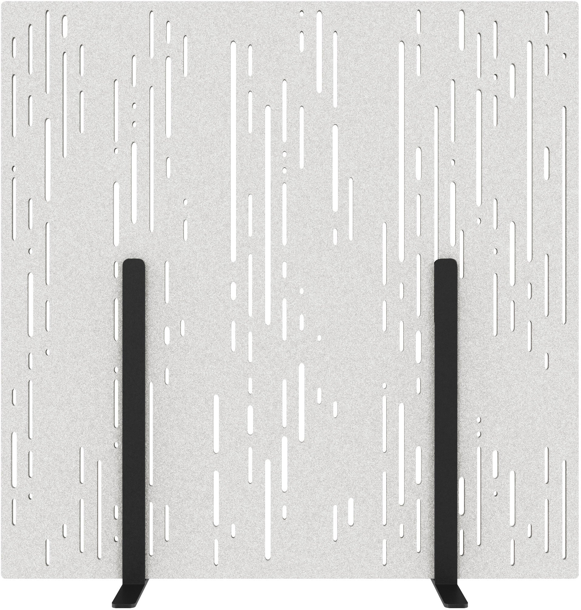 Suono Stellwand suonoSTAND – 1'800 × 1'800 mm, suonoBOARD, weiss, mit Standfuss, akustisch