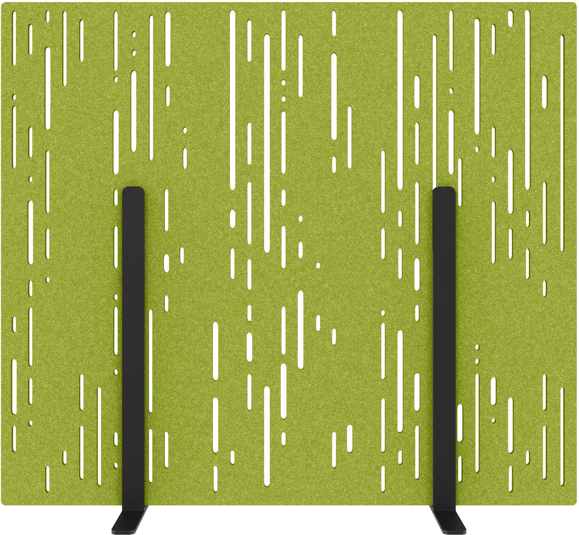 Suono Stellwand M – 1'600 × 1'400 mm, suonoBOARD, grün, mit Standfuss, akustisch