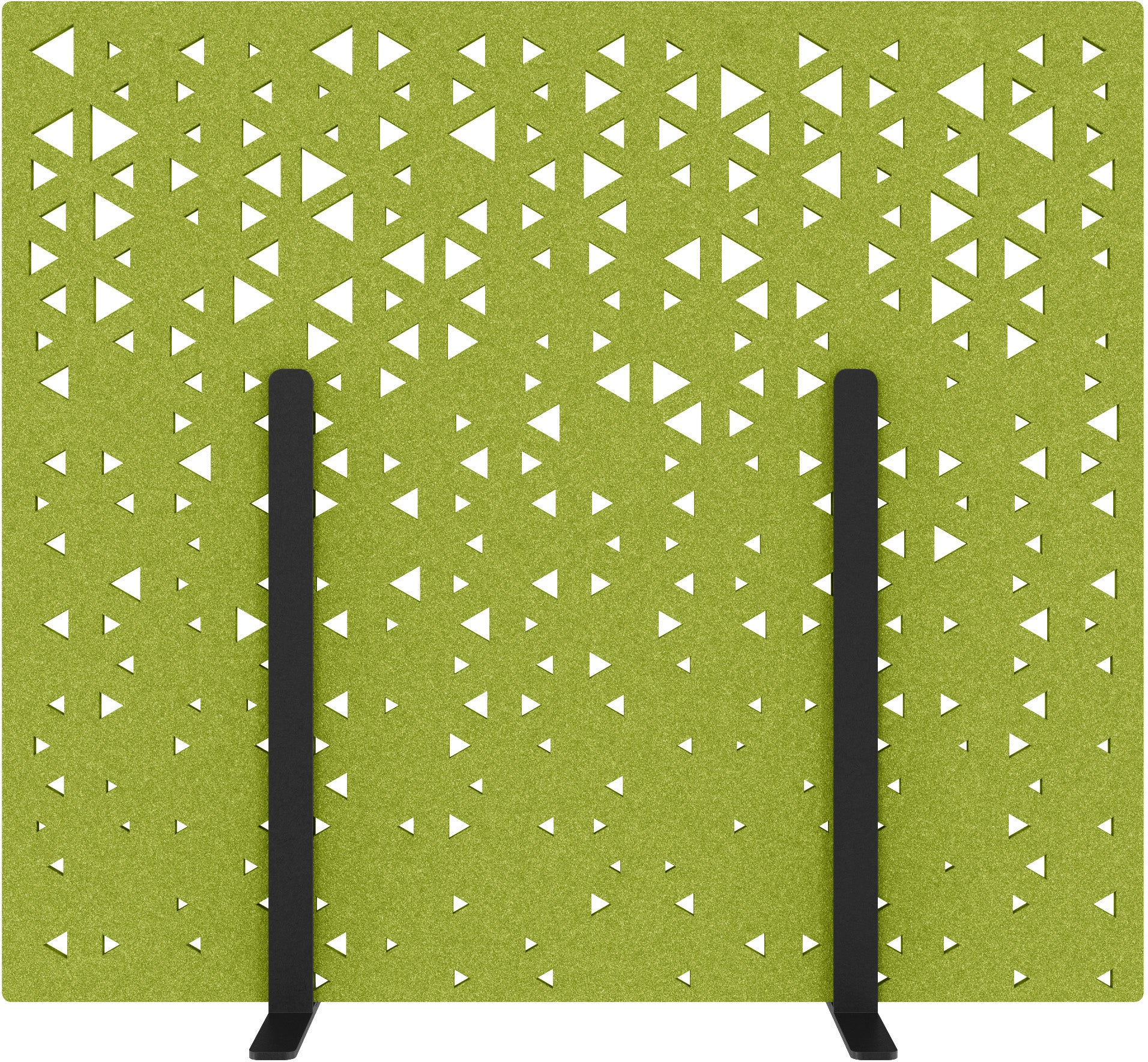 Suono Stellwand – 1'600 × 1'400 mm, suonoBOARD, grün, mit Standfuss, akustisch
