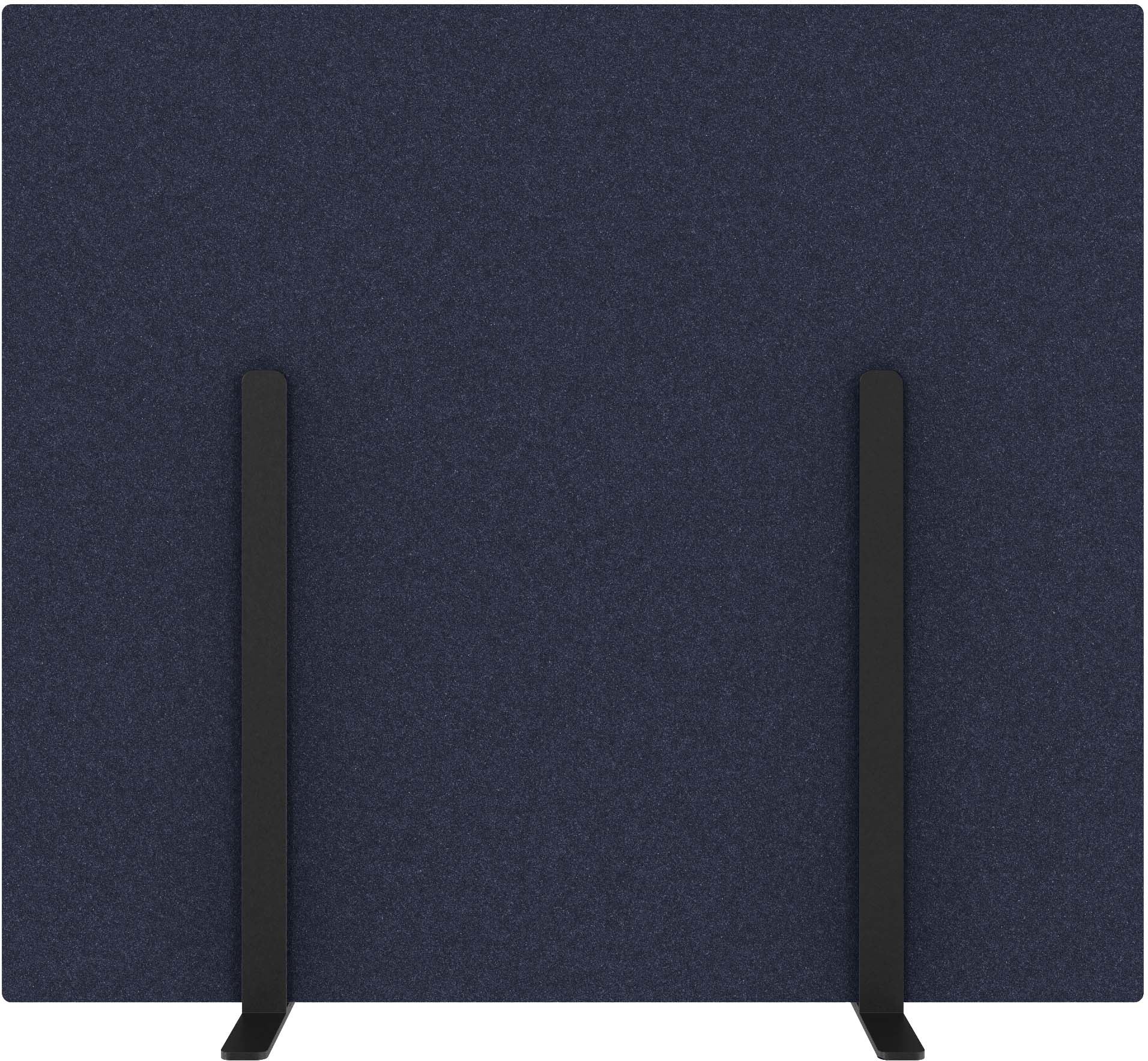 Suono Stellwand M – 1'600 × 1'400 mm, suonoBOARD, blau, mit Standfüssen