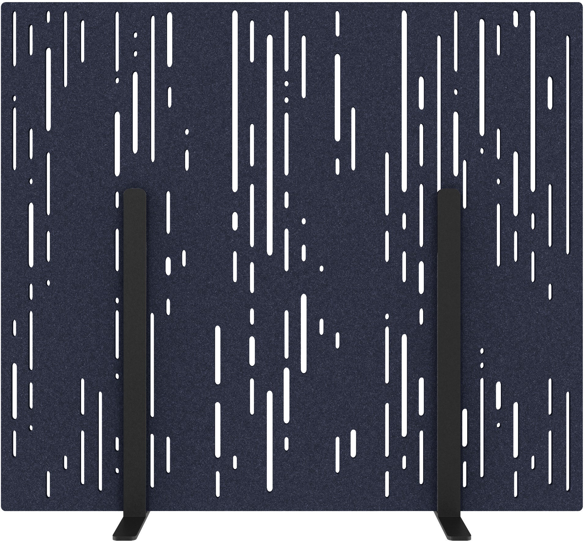 Suono Stellwand M – 1'600 × 1'400 mm, suonoBOARD, blau, mit Standfuss, akustisch