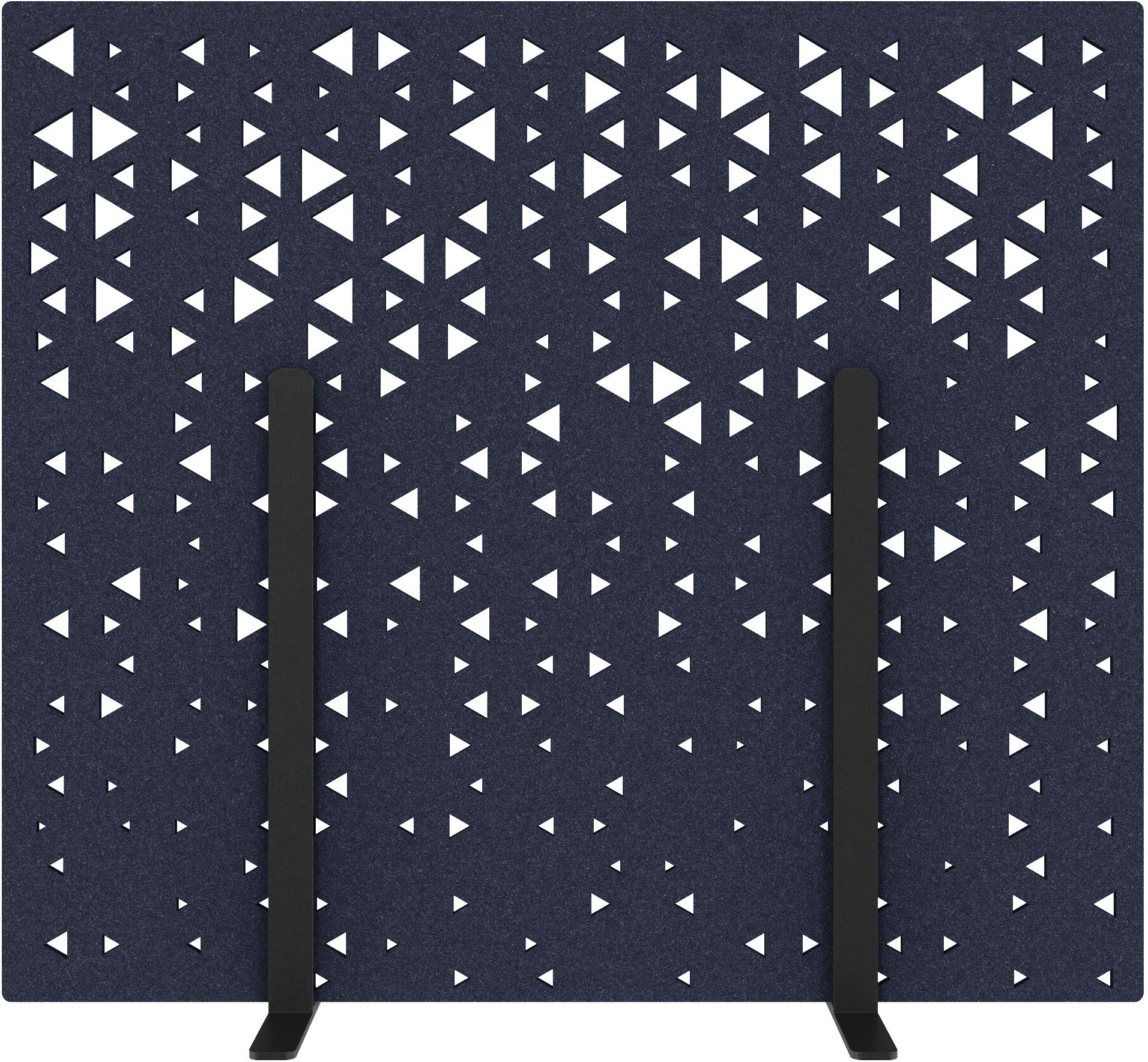 Suono Stellwand M – 1'600 × 1'400 mm, suonoBOARD, blau, mit Standfüssen, akustisch