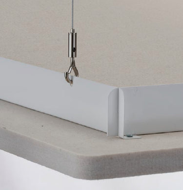 Suono Winkel ADAPT – 1'980 mm, Aluminium, weiss, für suonoSHAPE, Deckenelemente