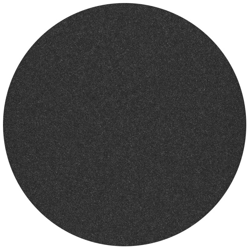 suonoSHAPE Deckensegel – Ø 120 × 7,4 cm – suonoBOARD, schwarz – 2-teilig