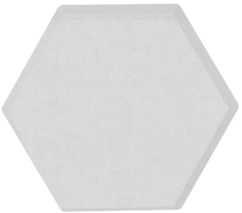 Suono TILES 3D Akustikplatten Hexagon – 10 Platten – 16 × 14 × 5 cm – suonoBOARD, weiss