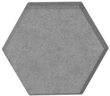 Suono Akustikplatten Hexagon – 10 Platten – 16 × 14 × 5 cm – suonoBOARD, grau