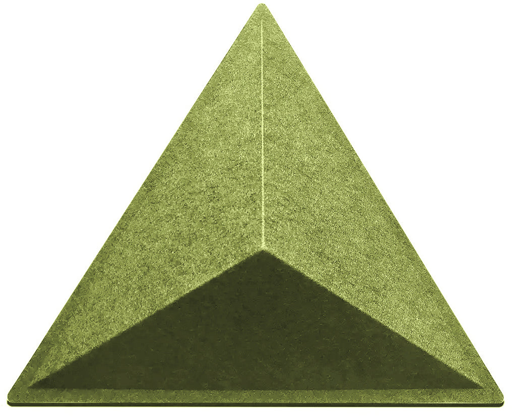 Suono TILES 3D Akustikplatten – 6 Platten – 48 × 42 × 8 cm – suonoBOARD, grün