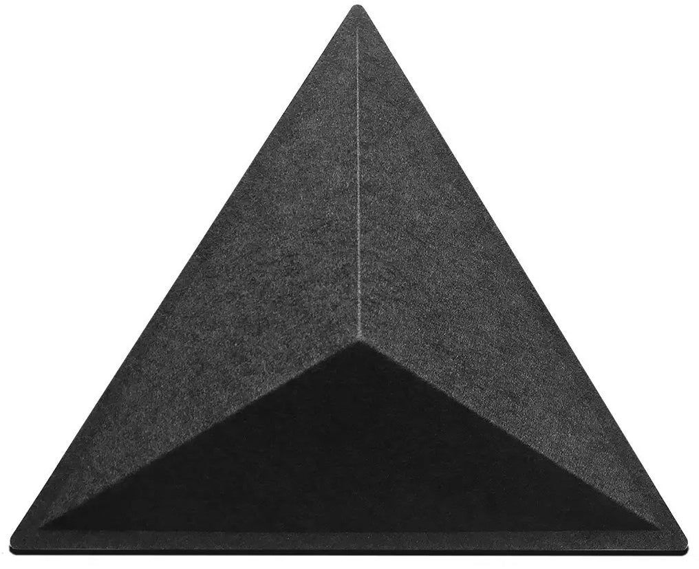 Suono TILES 3D Akustikplatten – 6 Platten – 48 × 42 × 8 cm – suonoBOARD, schwarz