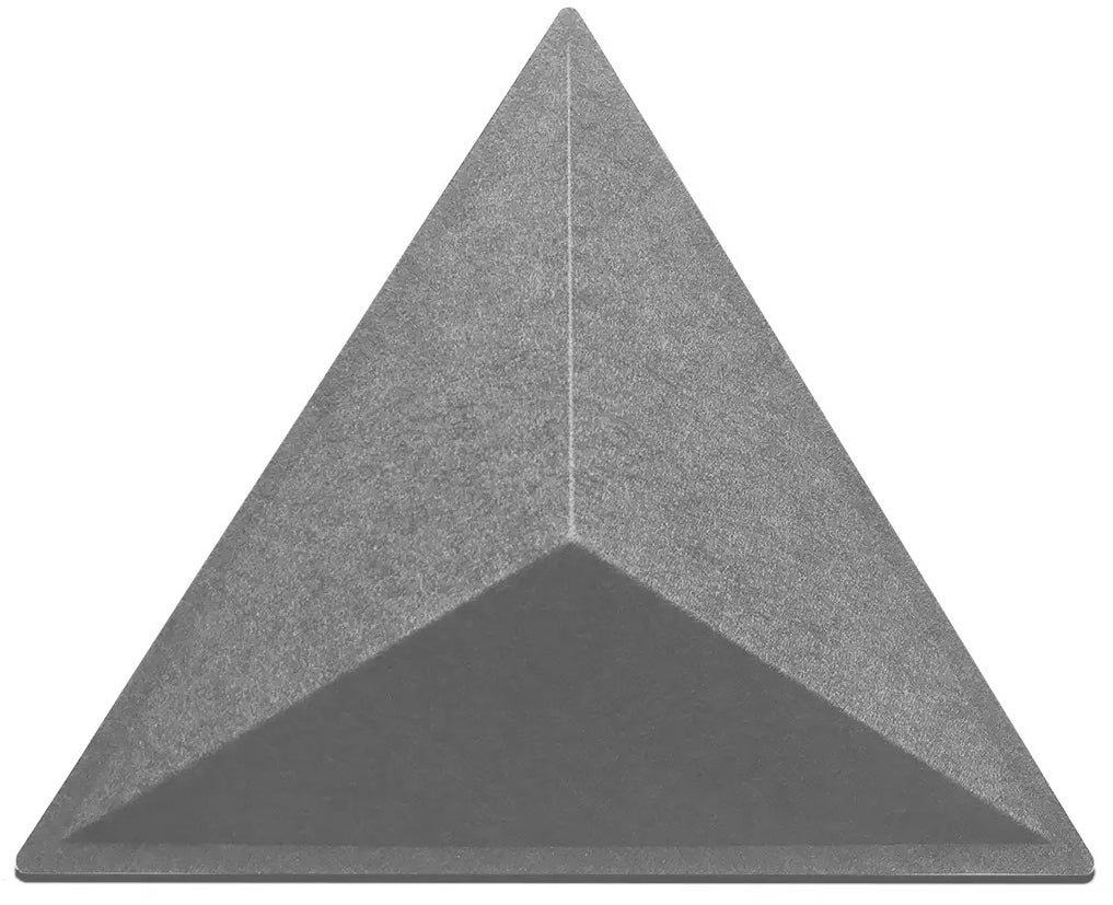 Suono TILES 3D Akustikplatten – 6 Platten – 48 × 42 × 8 cm – suonoBOARD, grau