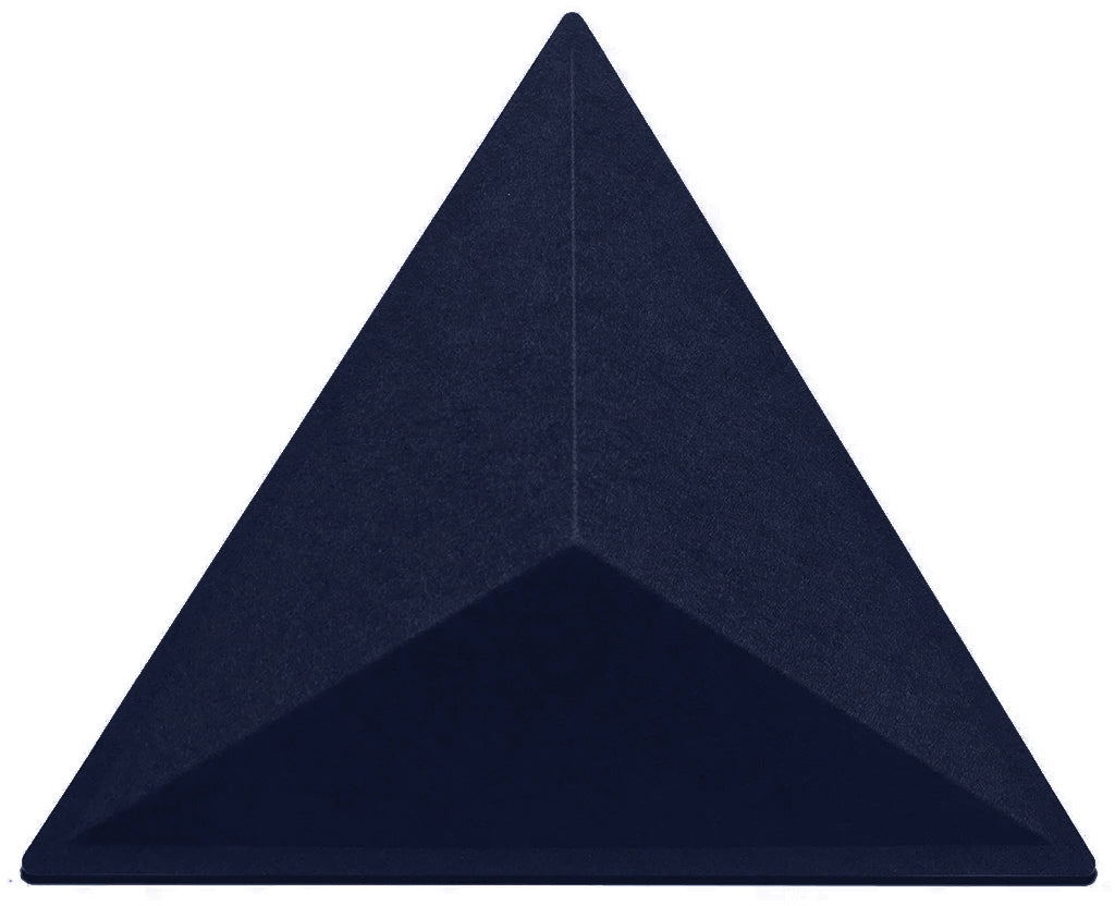 Suono TILES 3D Akustikplatten – 48 × 42 × 8 cm – suonoBOARD, blau – 6 Platten – Cone