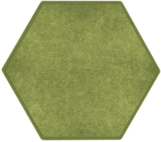 Suono Akustikplatten Hexagon – 8-teilig – 59,5 × 63,5 × 11 cm – suonoBOARD, grün