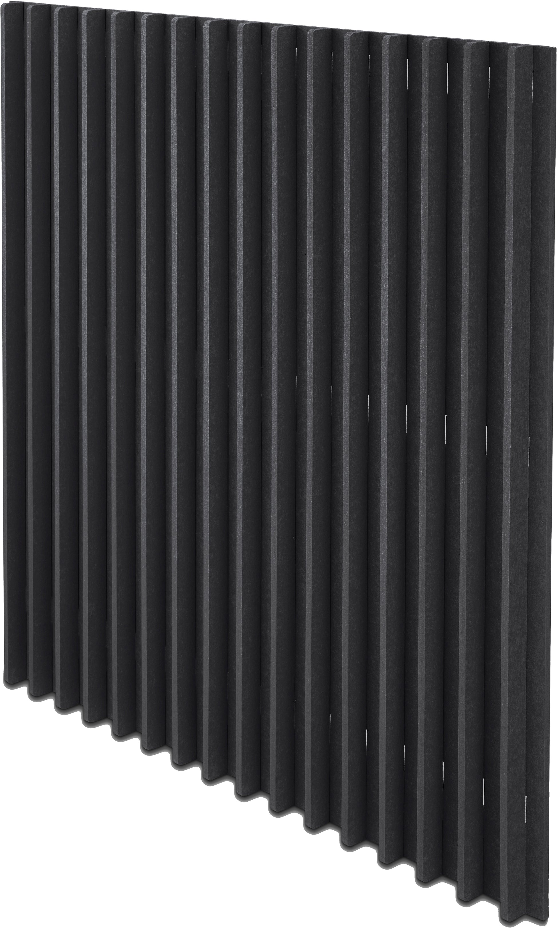 Suono BLADES Wandelement – 120 × 120 × 5 cm – suonoBOARD, schwarz