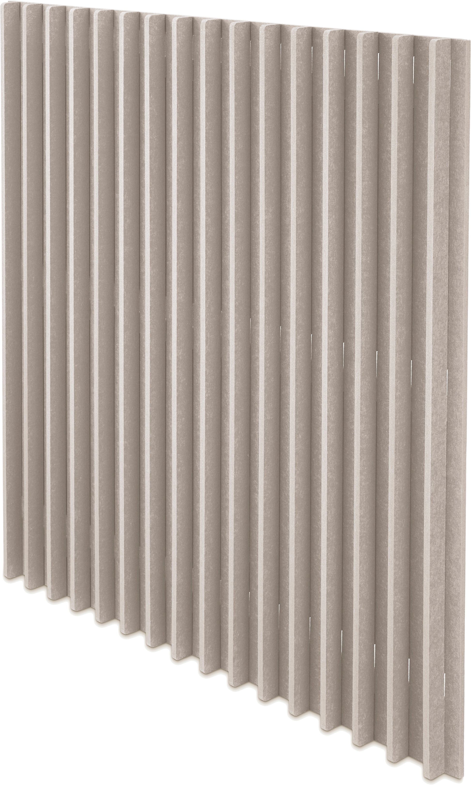 Suono BLADES Wandelement – 120 × 120 × 5 cm – suonoBOARD, braun