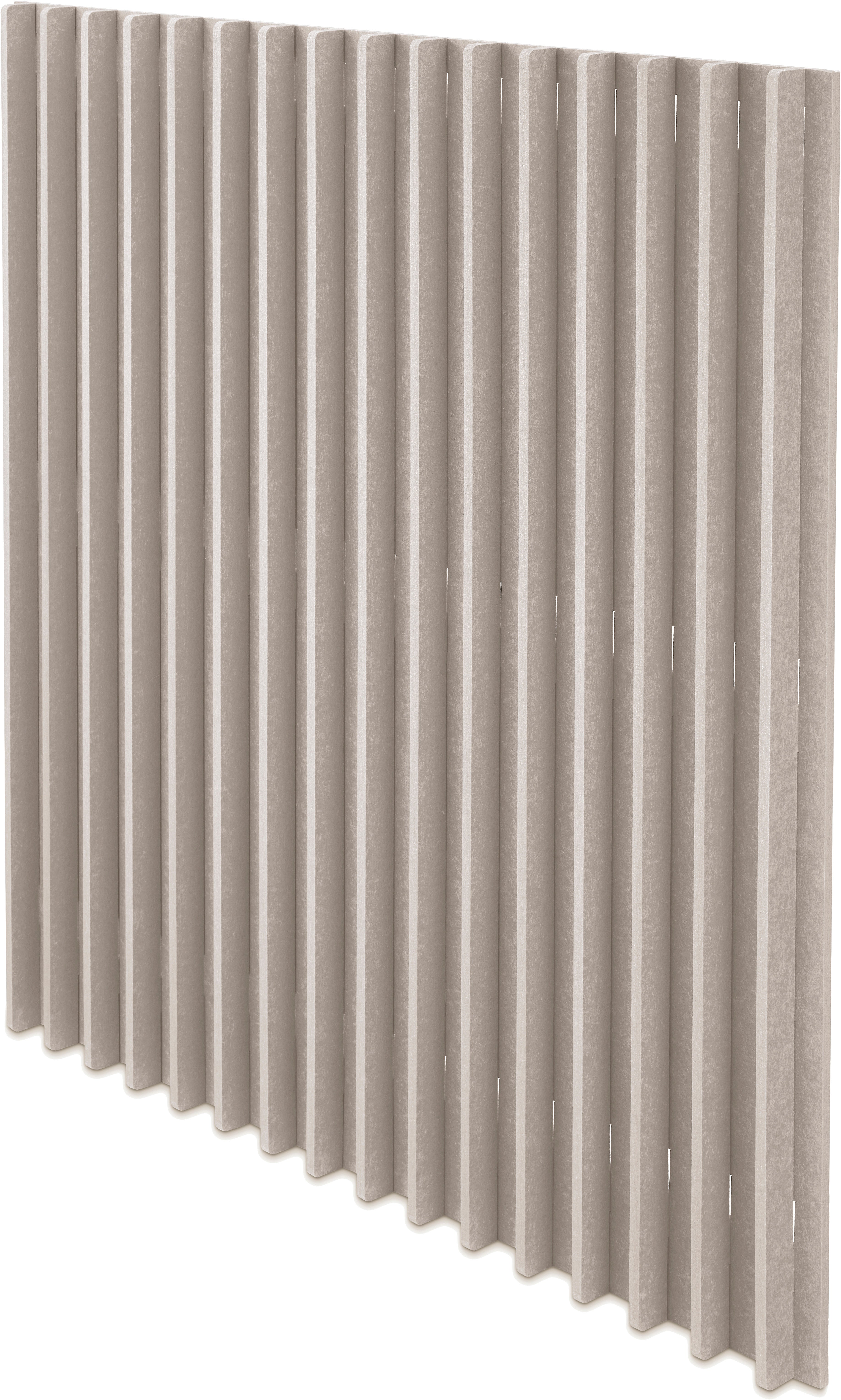Suono BLADES Wandelement – 120 × 120 × 5 cm – suonoBOARD, braun