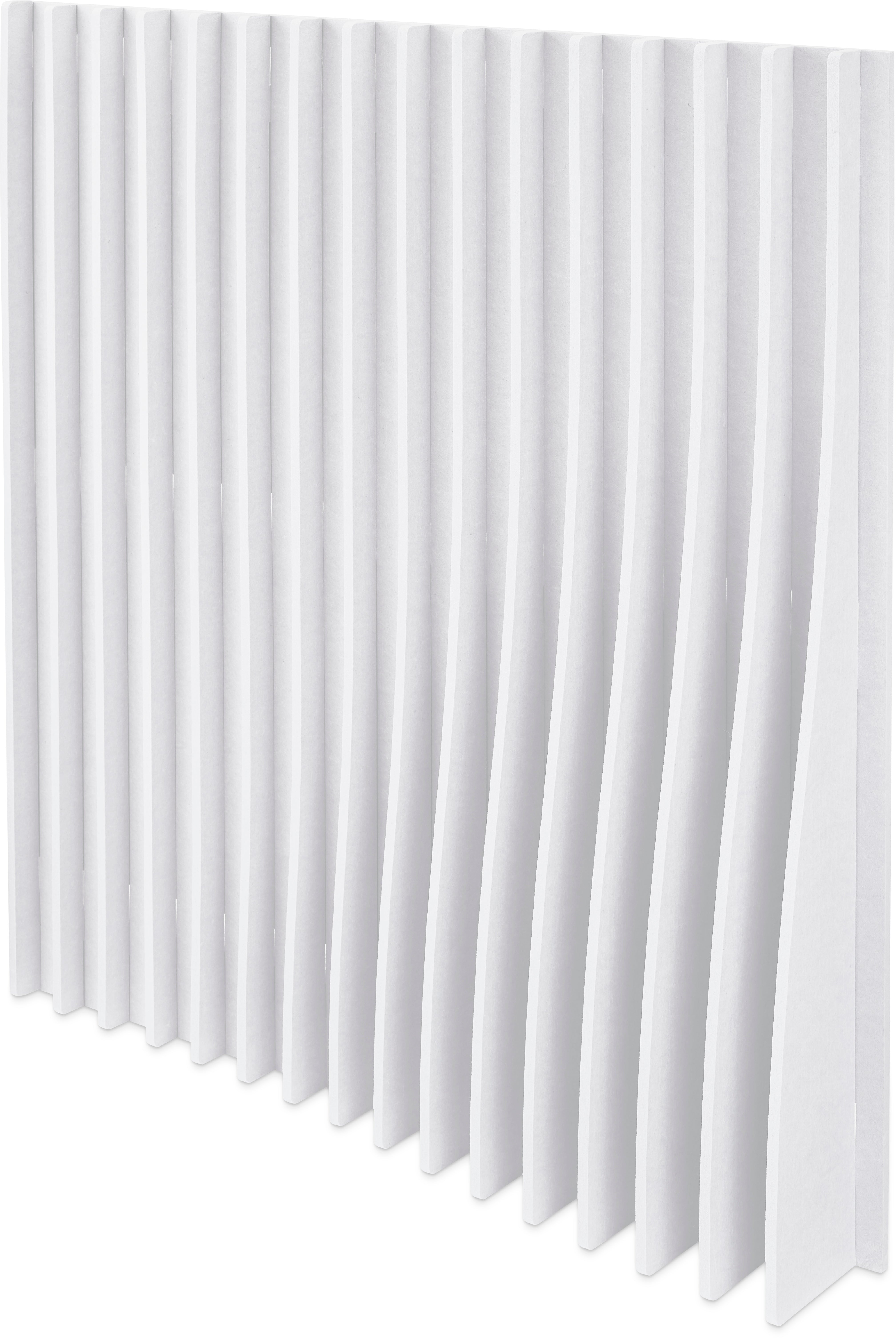 Suono BLADES Wandelement – 120 × 120 × 16 cm – suonoBOARD, weiss