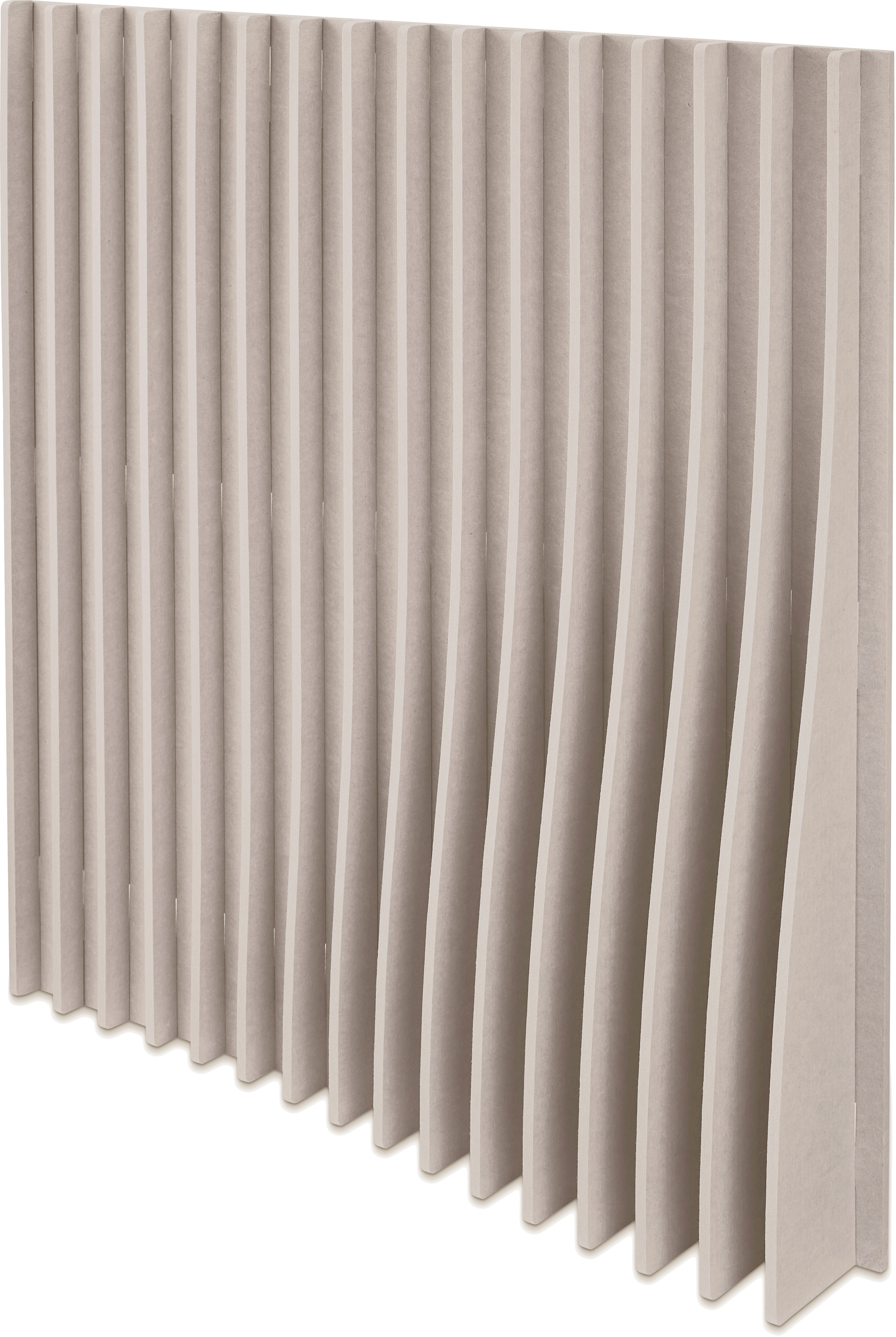 Suono BLADES Wandelement – 120 × 120 × 16 cm – suonoBOARD, braun