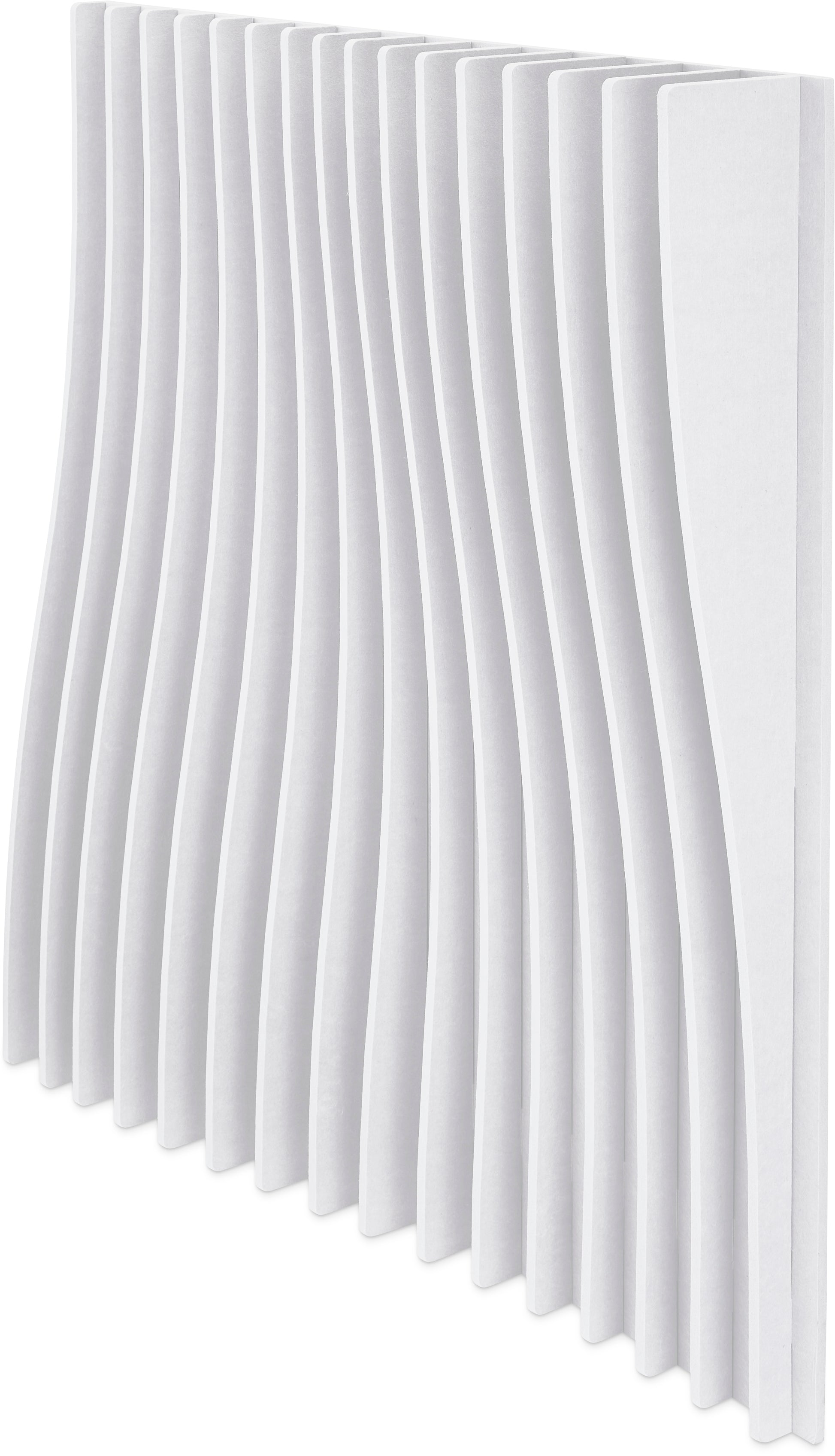 Suono BLADES Wandelement – 120 × 120 × 16 cm – suonoBOARD, weiss