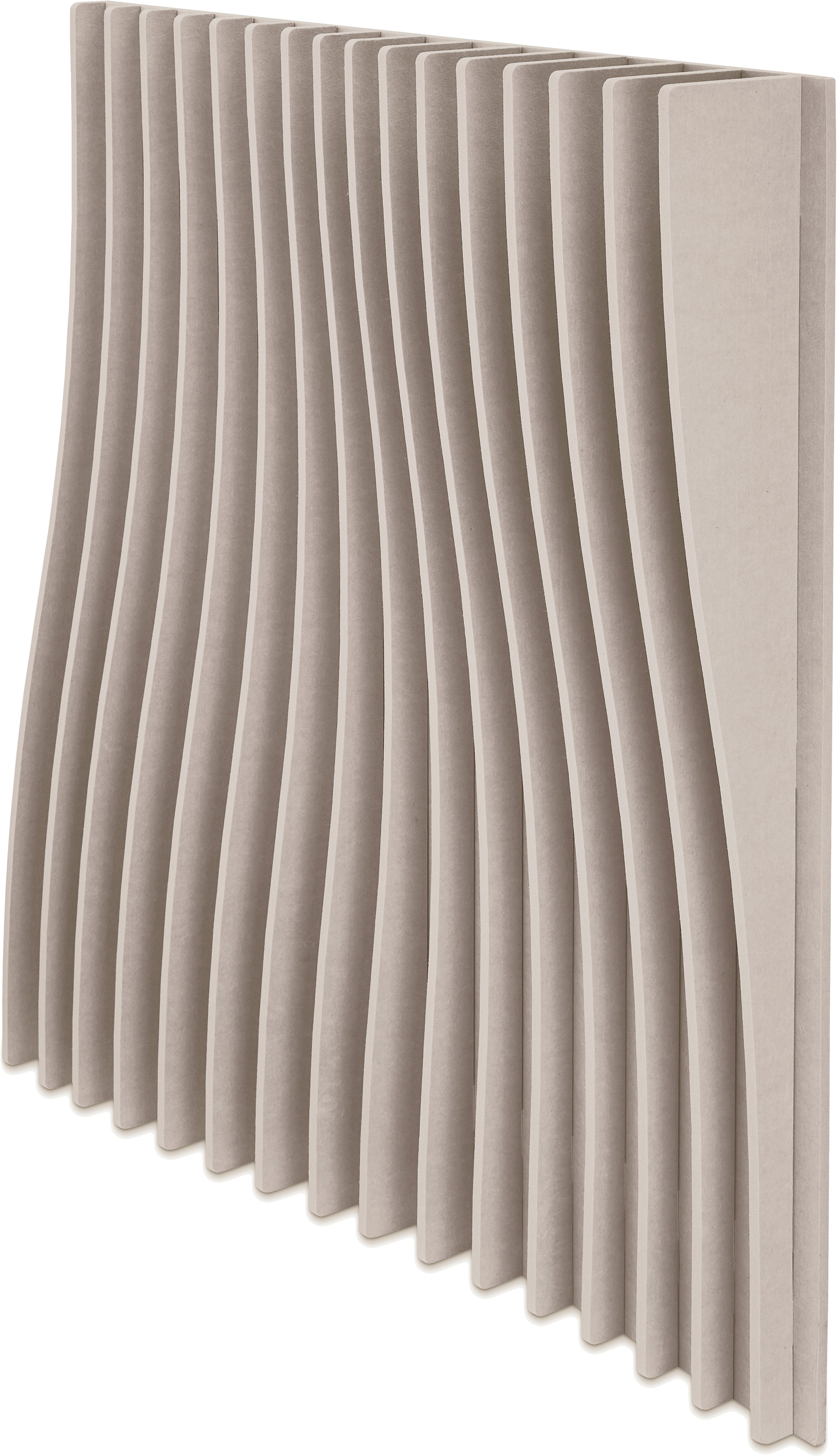 Suono BLADES Wandelement – 120 × 120 × 16 cm – suonoBOARD, braun