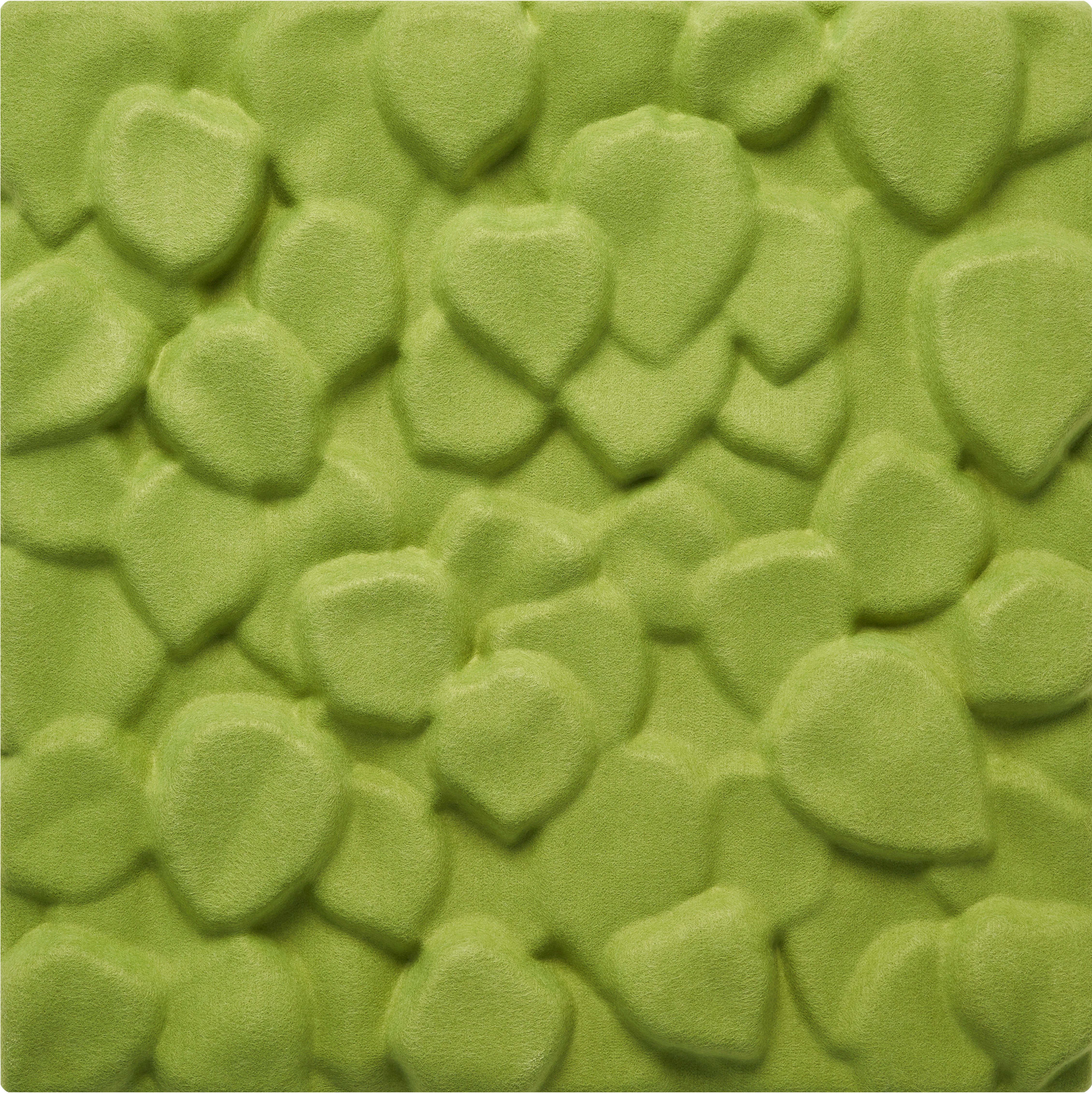 Suono SCULPTURE Wandelement – 4 Platten – 60 × 60 × 7,4 cm – suonoBOARD, grün