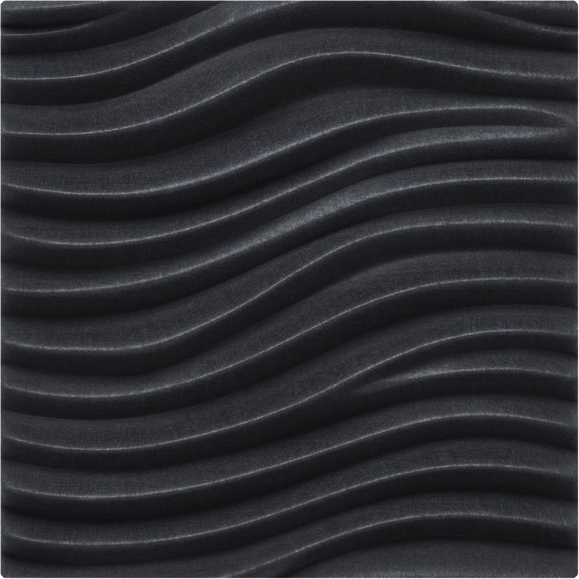 Suono SCULPTURE Akustikplatten – 4-teilig – 60 × 60 × 7,4 cm – suonoBOARD, schwarz