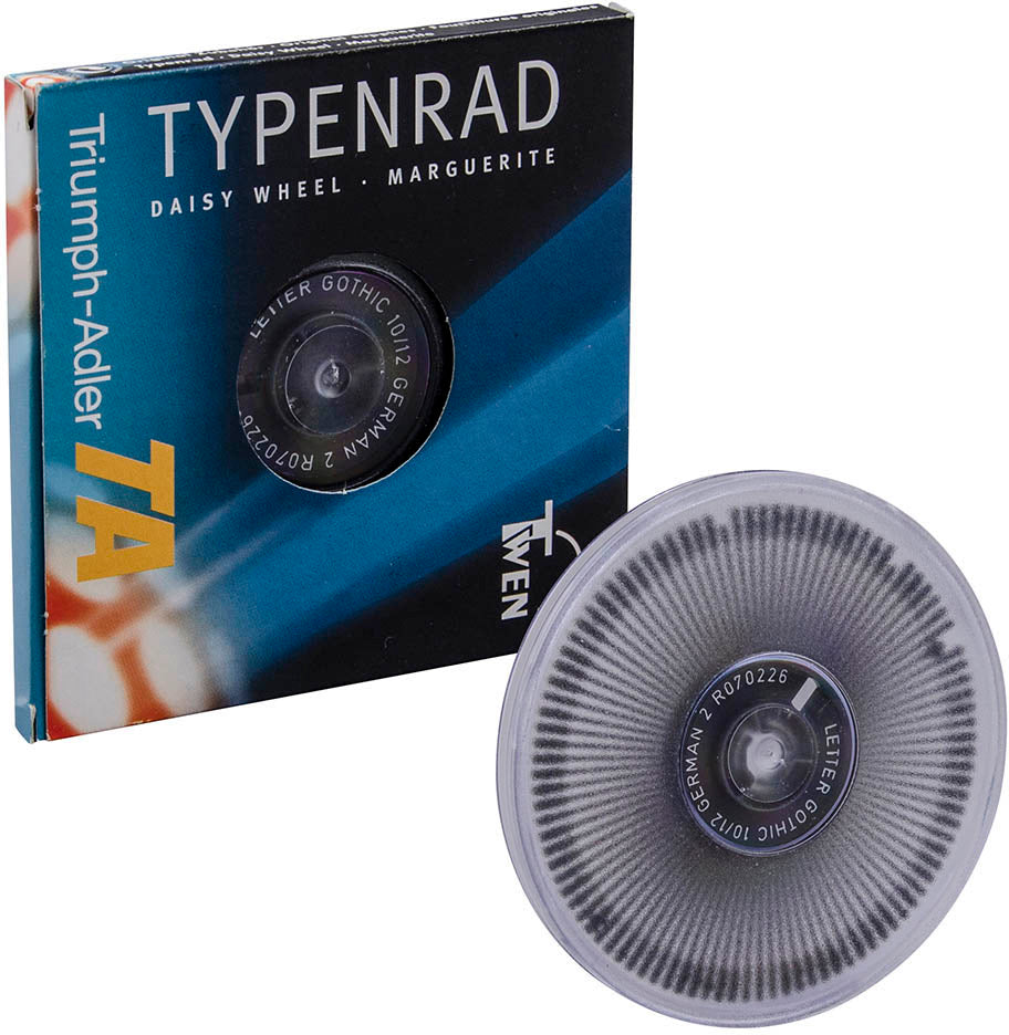 Triumph-Adler Typenrad – TW226 Gothik Letter – für Twen 180