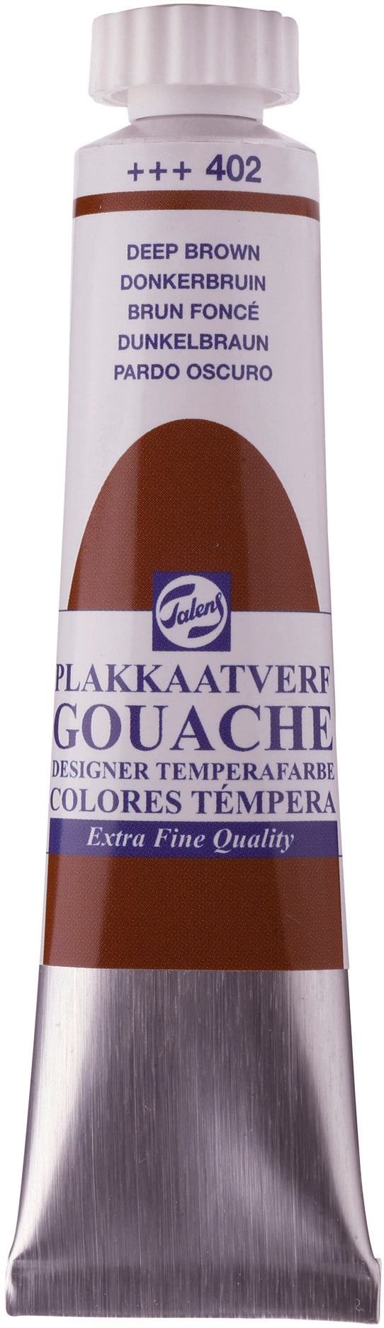 Talens Gouache Plakatfarbe – Braun 402/7, matt – 20 ml