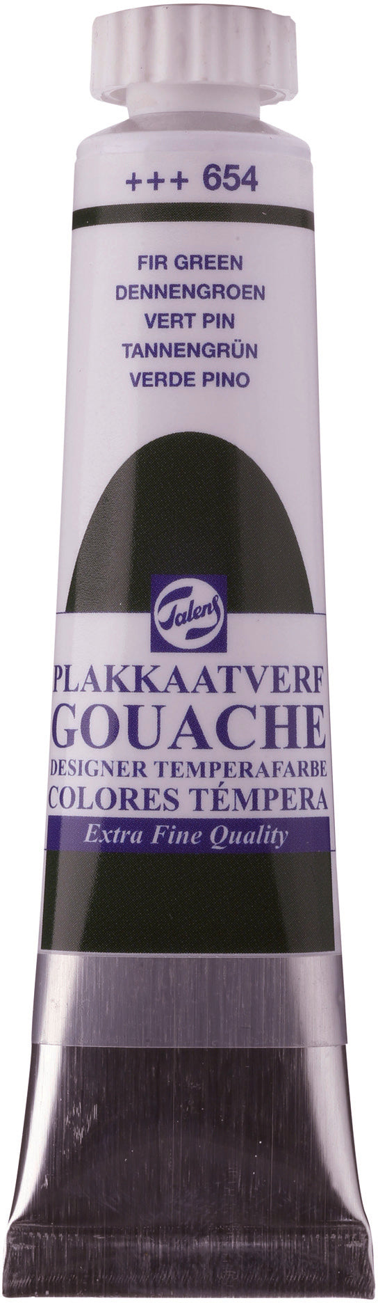Talens Gouache Plakatfarbe – Grün 654/7, matt – 20 ml