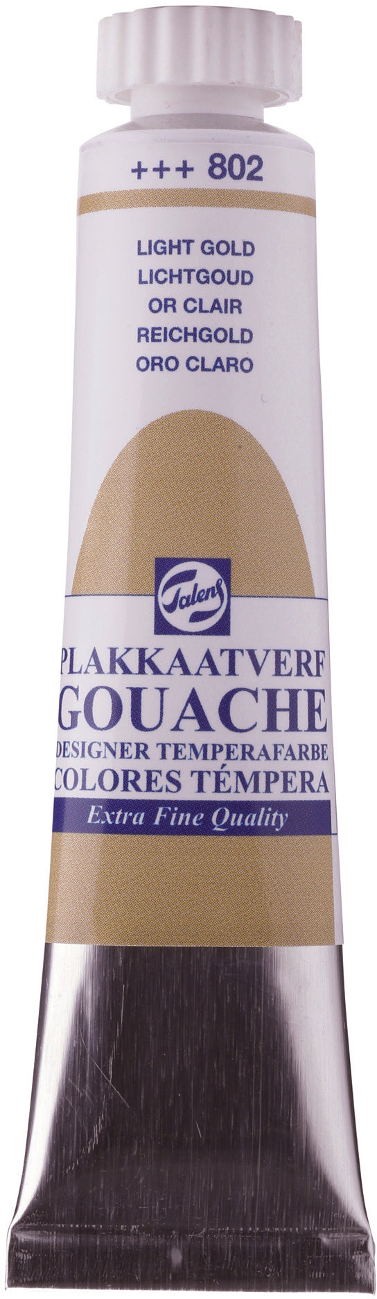 Talens Gouache (Plakatfarbe) – Gold 802/7, matt – 20 ml