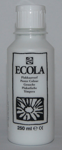 Talens ECOLA Plakatfarbe – Weiss 100, matt – 250 ml