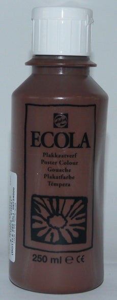 Talens ECOLA Plakatfarbe – Braun, matt – 250 ml