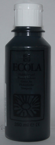 Talens Ecola Plakatfarbe – Schwarz, matt – 250 ml