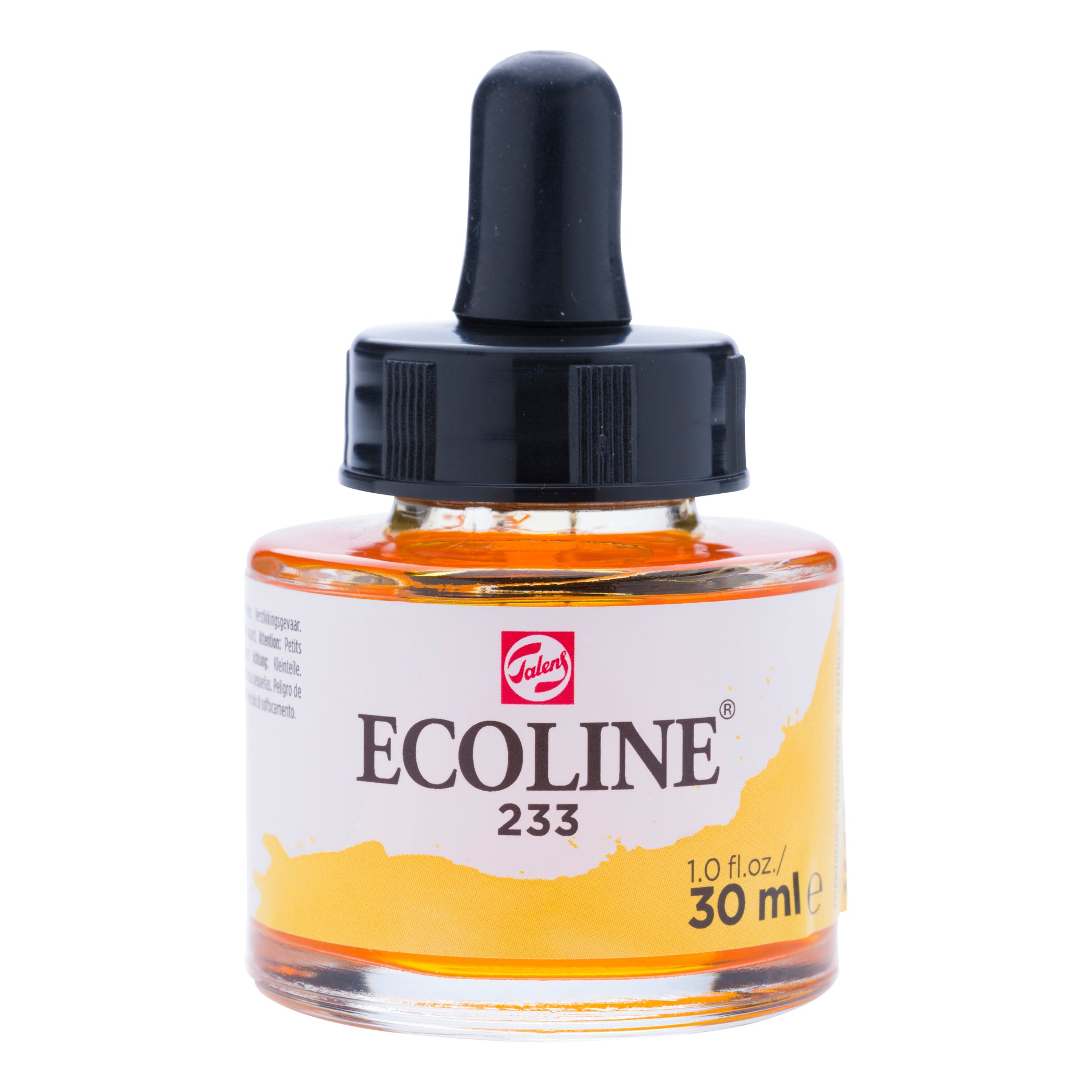 Talens Ecoline Aquarellfarbe – Chartreuse, Transparent – 30 ml – für Aquarellpapier, Zeichenpapier, Karton