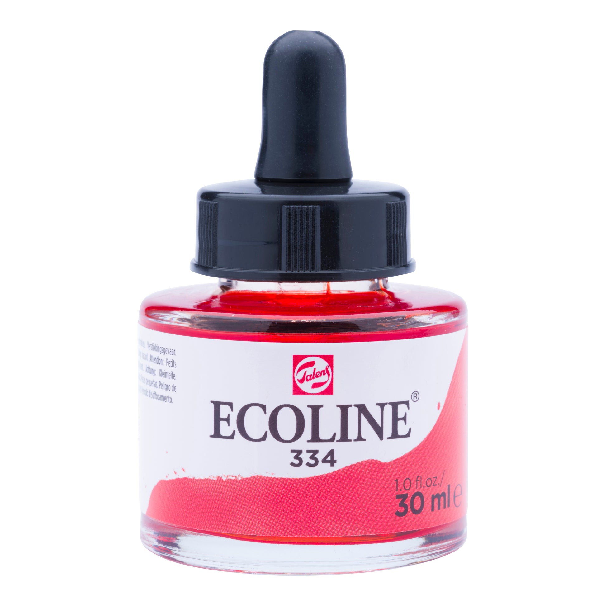 Talens Ecoline Deckfarbe – Scharlachrot – 30 ml – für Aquarellpapier, Zeichenpapier, Karton