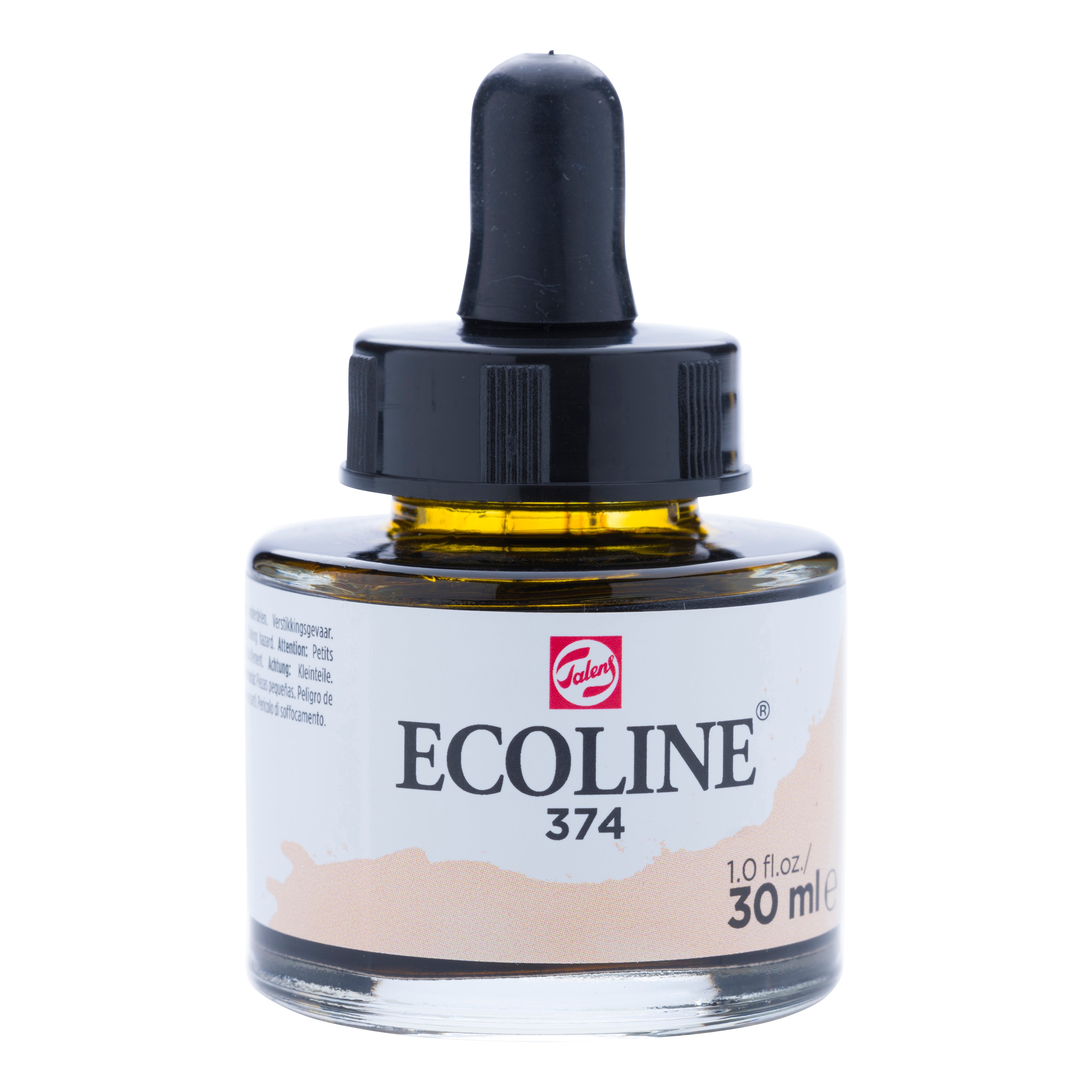 Talens Ecoline Deckfarbe – Pink Beige – 30 ml – für Aquarellpapier, Zeichenpapier, Karton