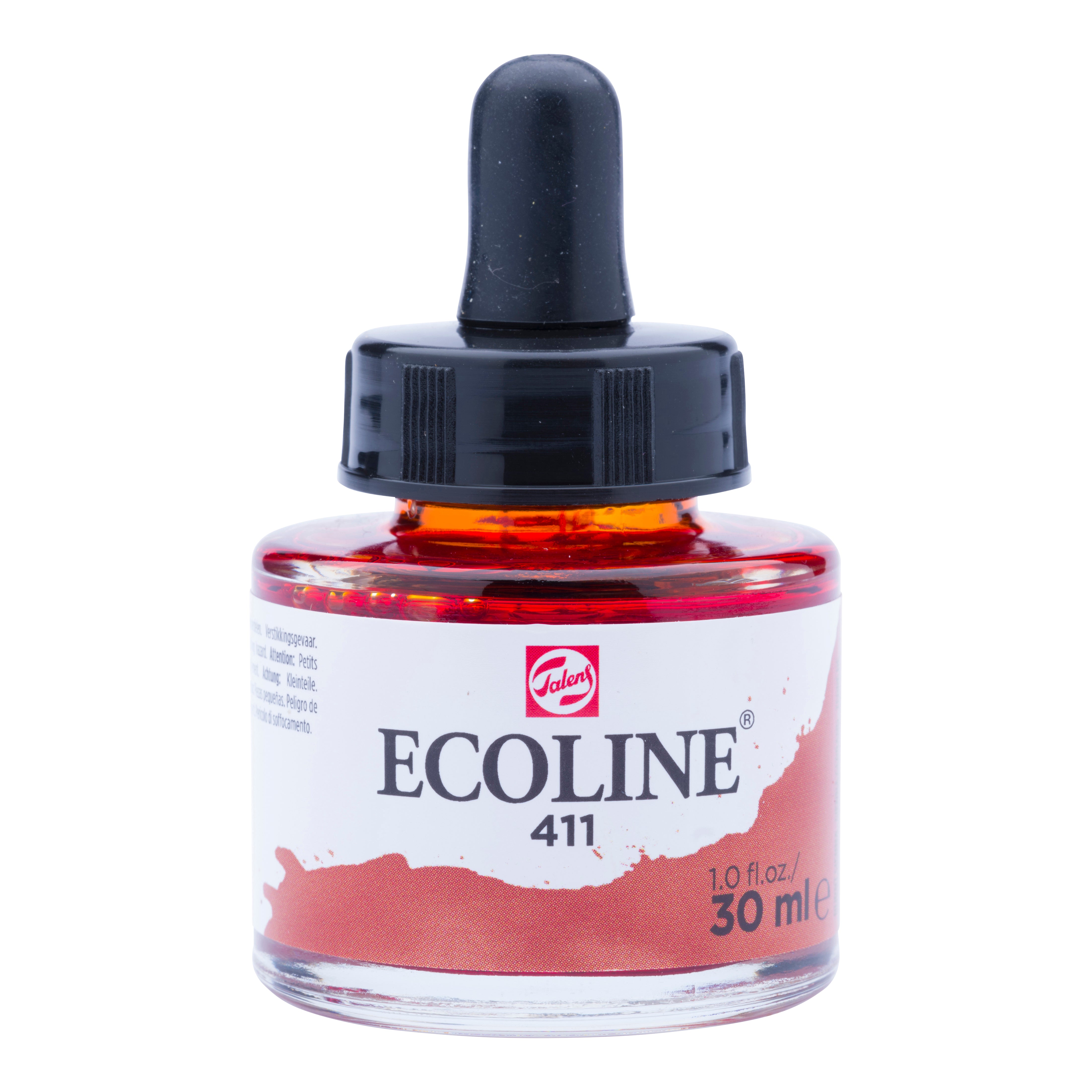 Talens Ecoline Gouache – Gebrannte Siena – 30 ml – für Aquarellpapier, Zeichenpapier, Karton
