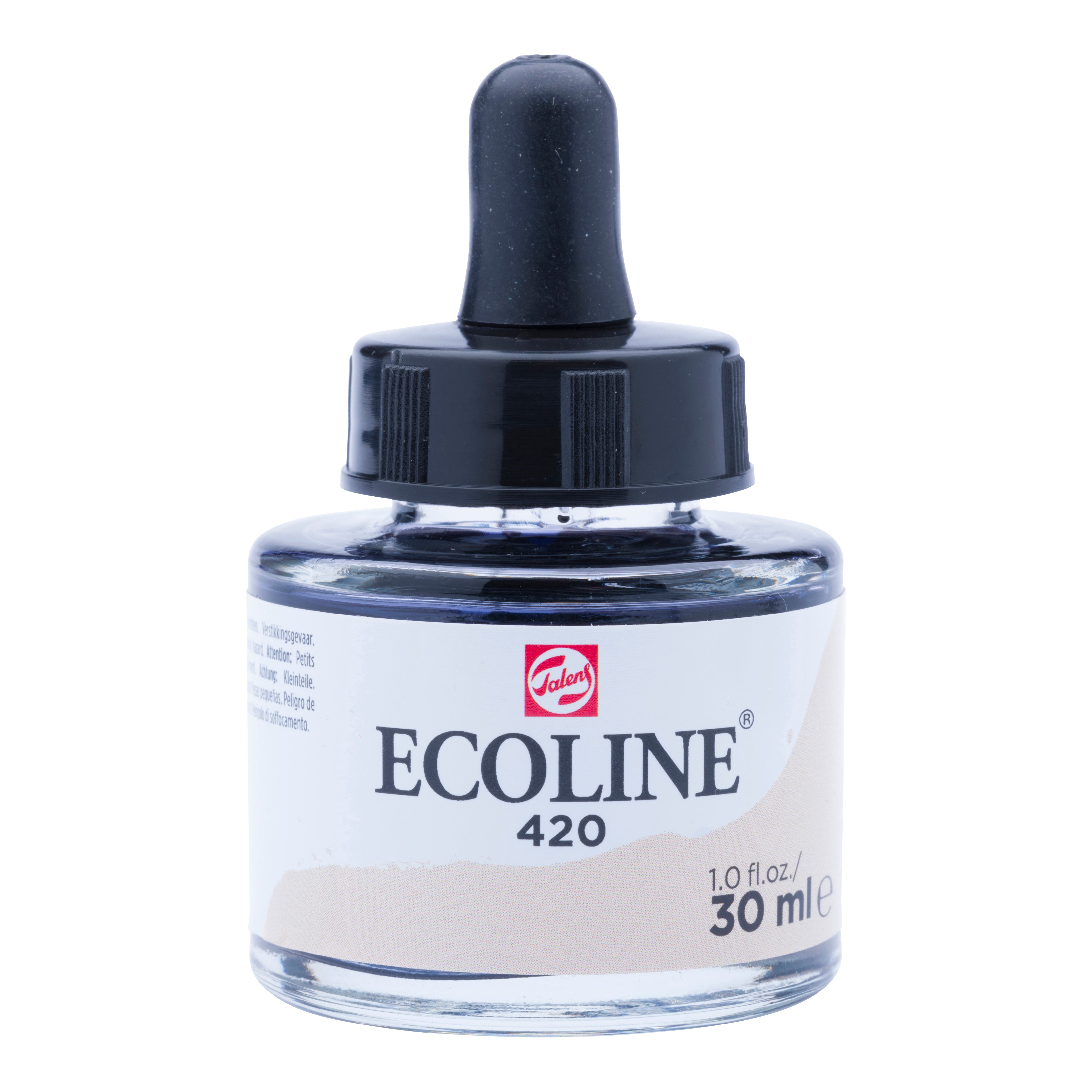 Talens Ecoline Deckfarbe – Beige – 30 ml – für Aquarellpapier, Zeichenpapier, Karton