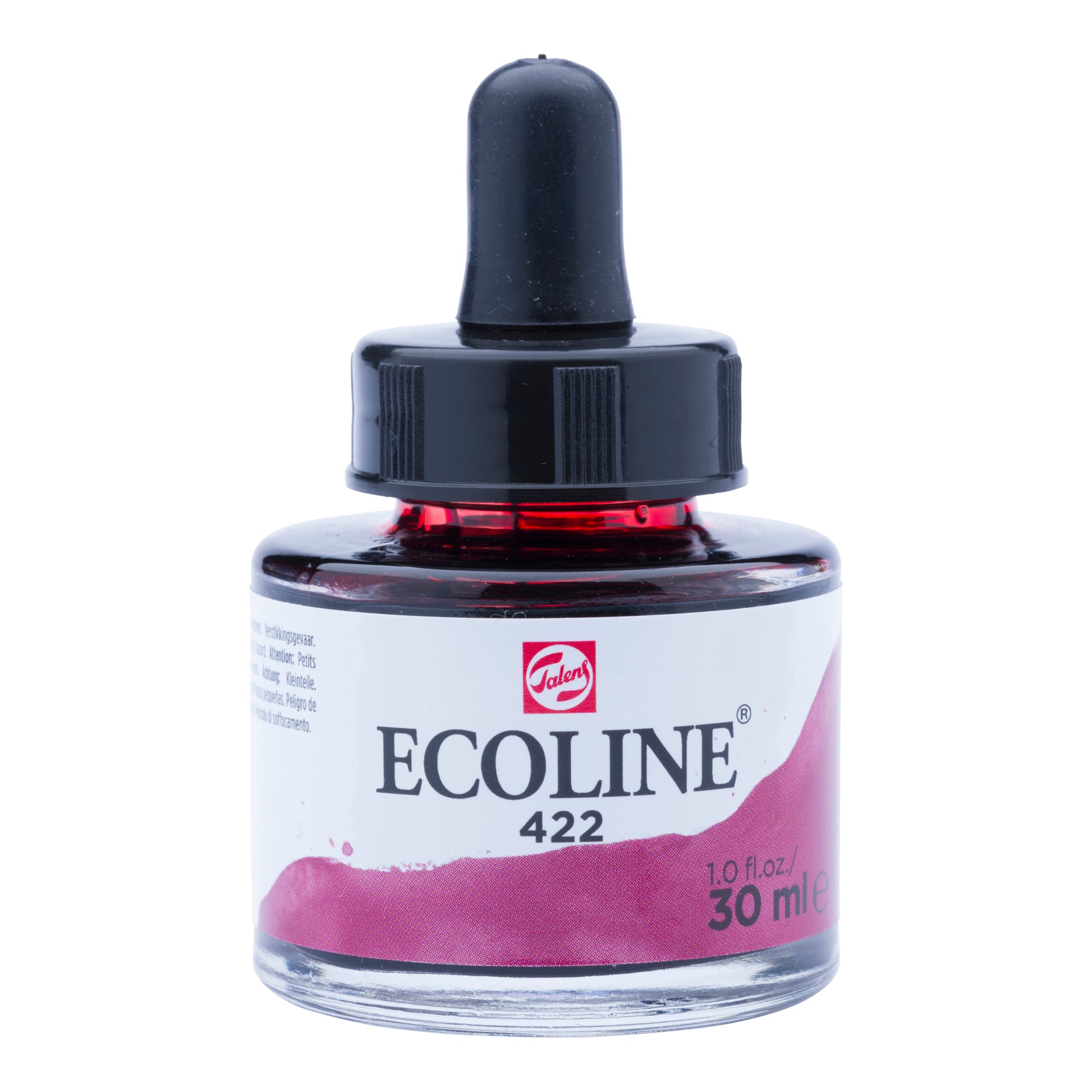 Talens Ecoline Deckfarbe – Rötlichbraun, Transparent – 30 ml – für Aquarellpapier, Zeichenpapier, Karton