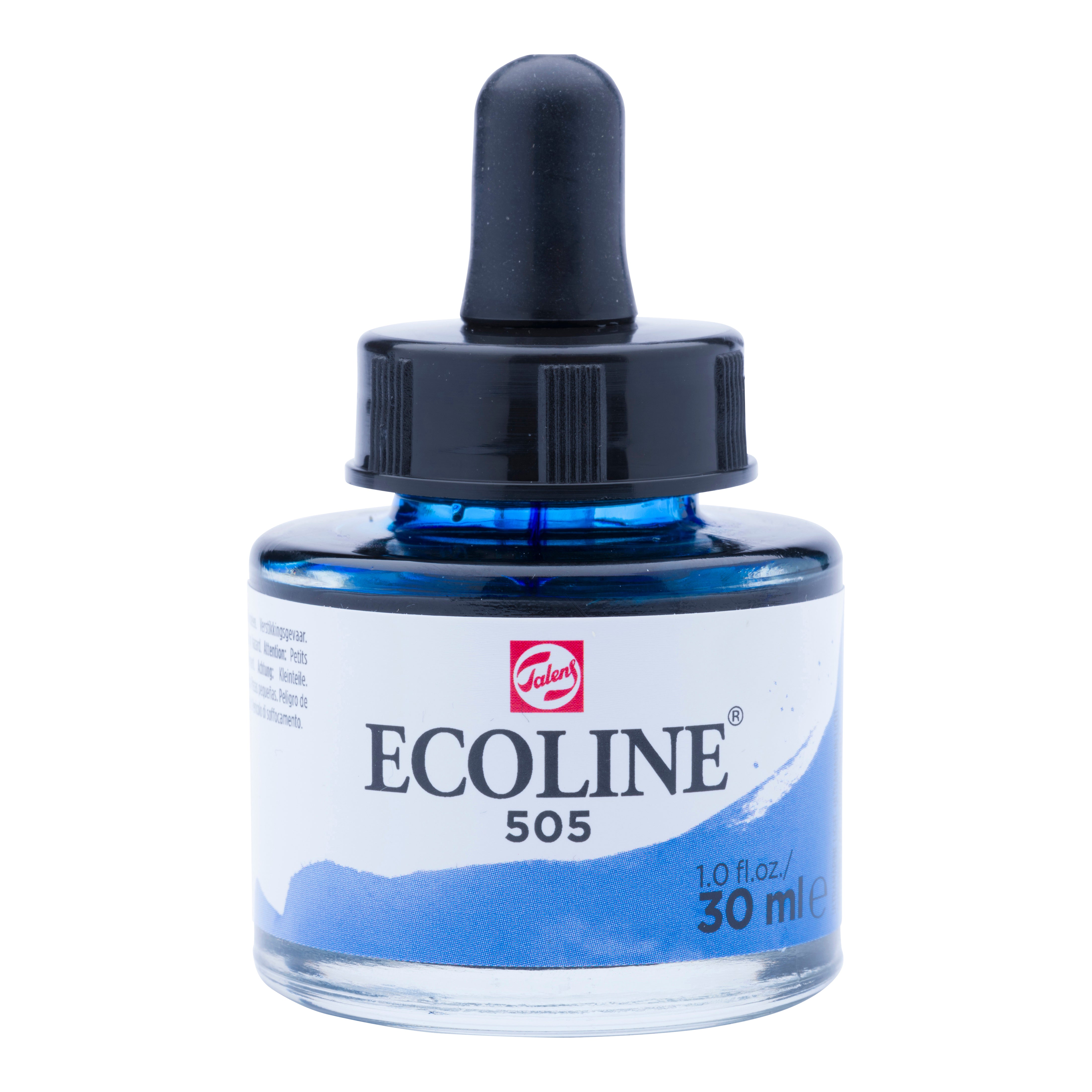 Talens Ecoline Aquarellfarbe – Ultramarin hell – 30 ml – für Aquarellpapier, Zeichenpapier, Karton