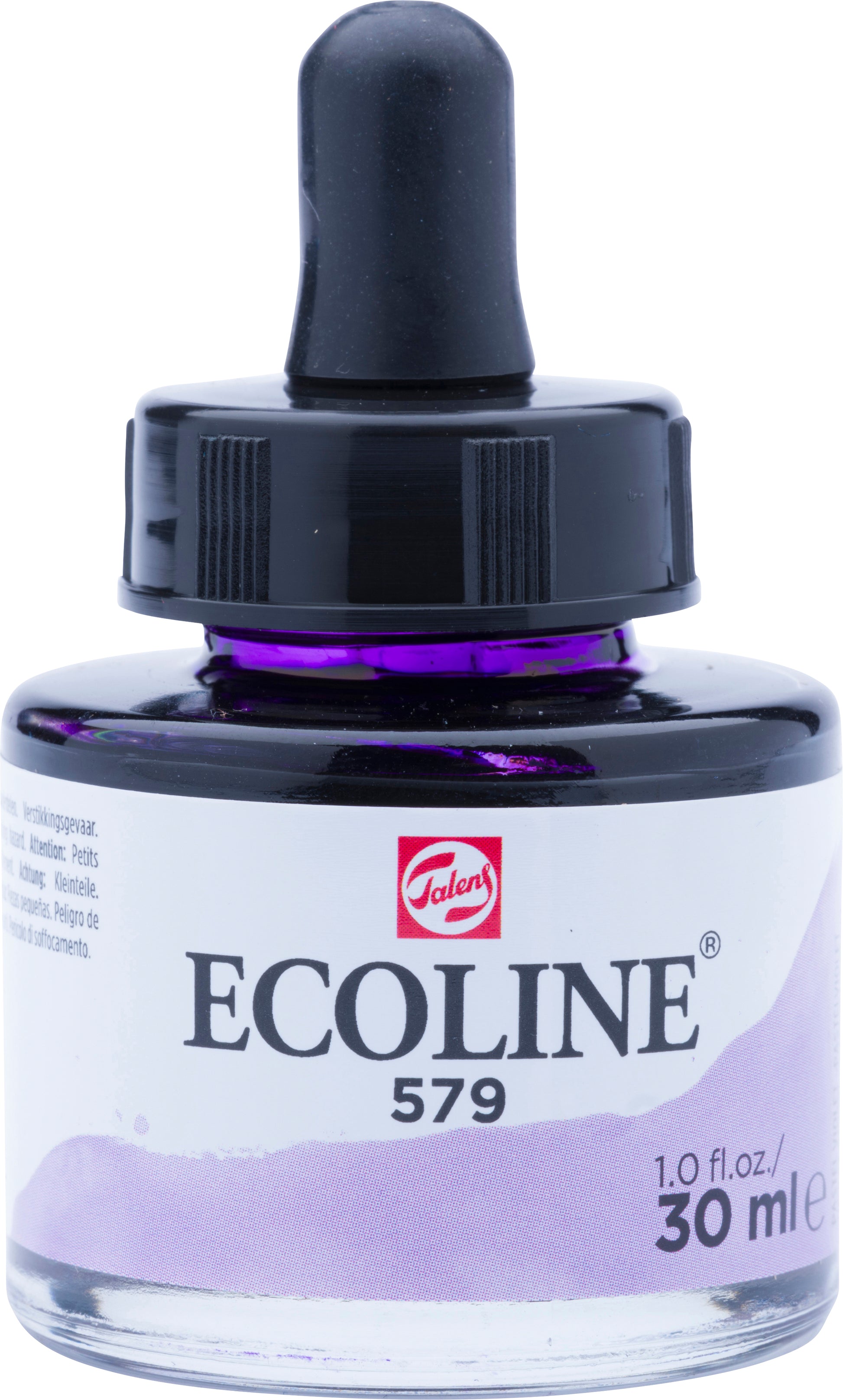 Talens Ecoline Aquarellfarbe – Pastellviolett – 30 ml – für Aquarellpapier, Zeichenpapier, Karton