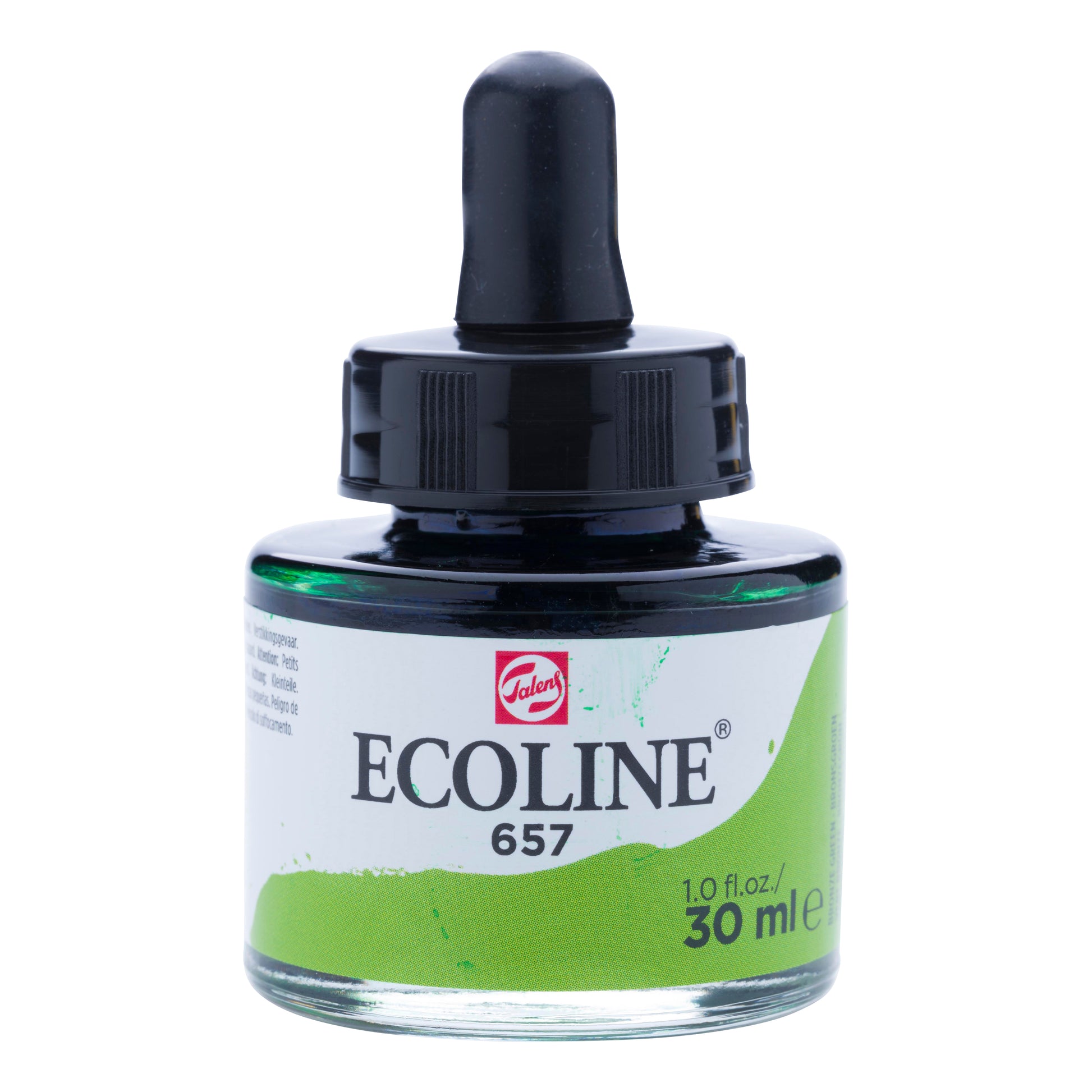 Talens Ecoline Deckfarbe – Bronzegrün – 30 ml – für Aquarellpapier, Zeichenpapier, Karton