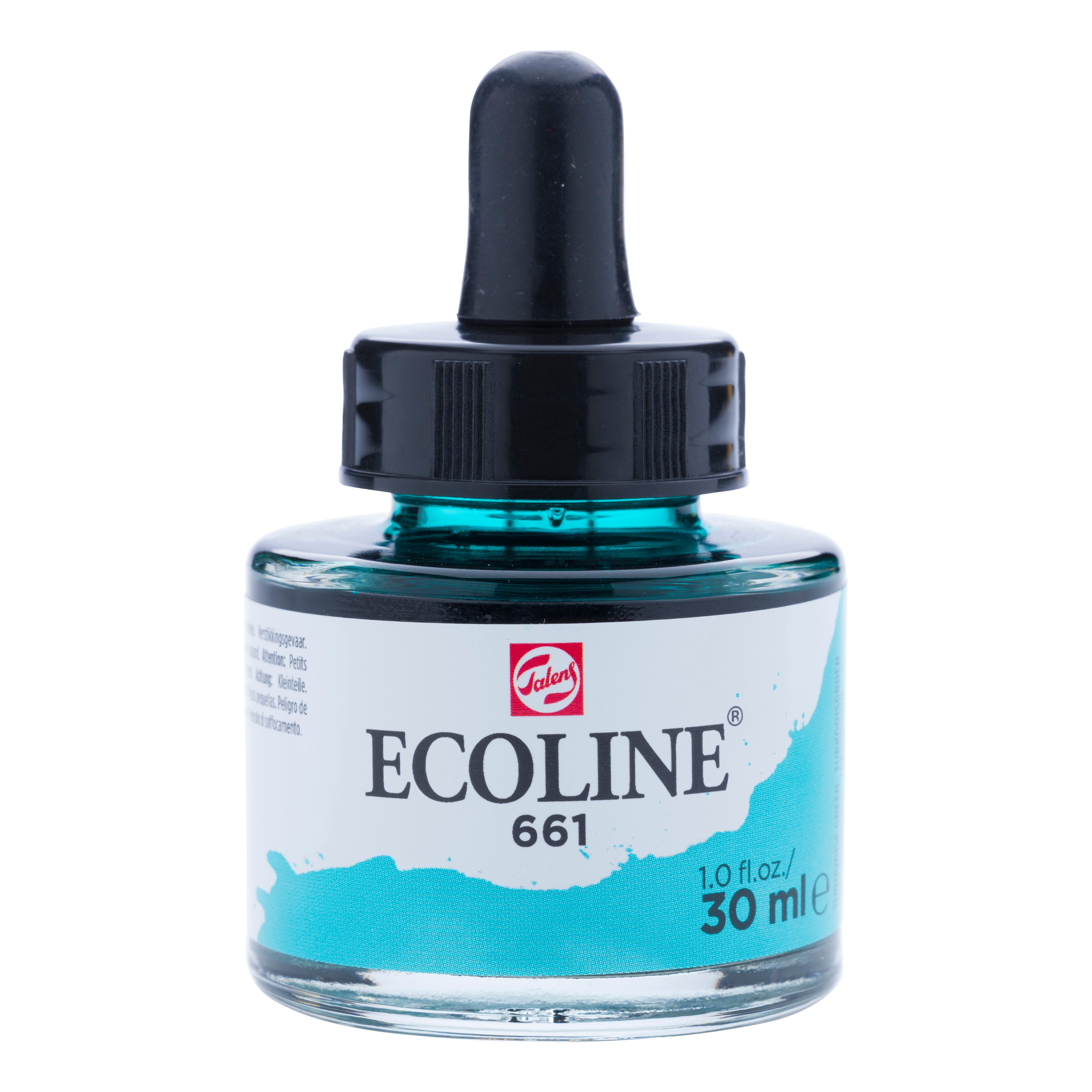 Talens Ecoline Aquarellfarbe – Türkisgrün – 30 ml