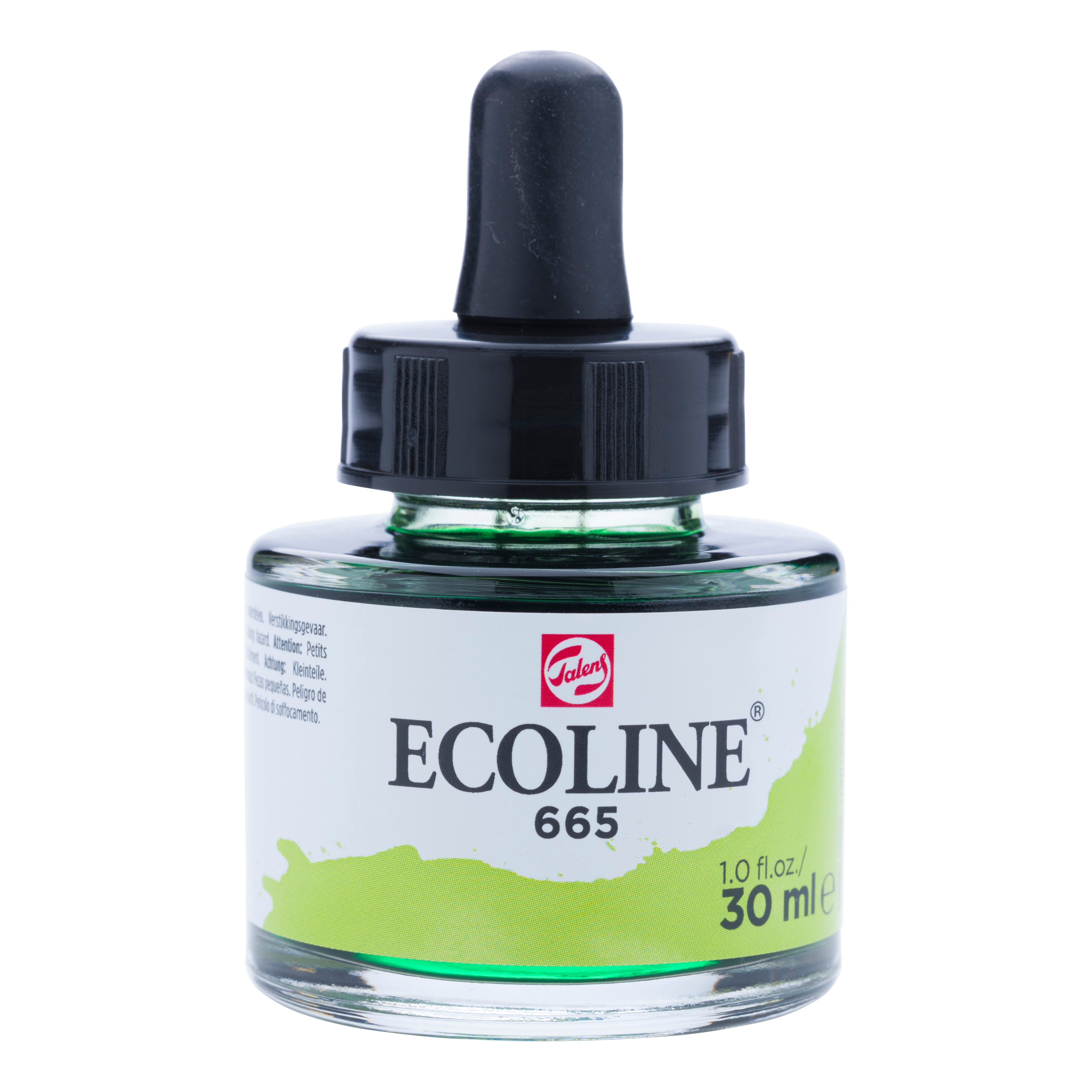 Talens Ecoline Gouache – Frühlingsgrün – 30 ml – für Aquarellpapier, Zeichenpapier, Karton