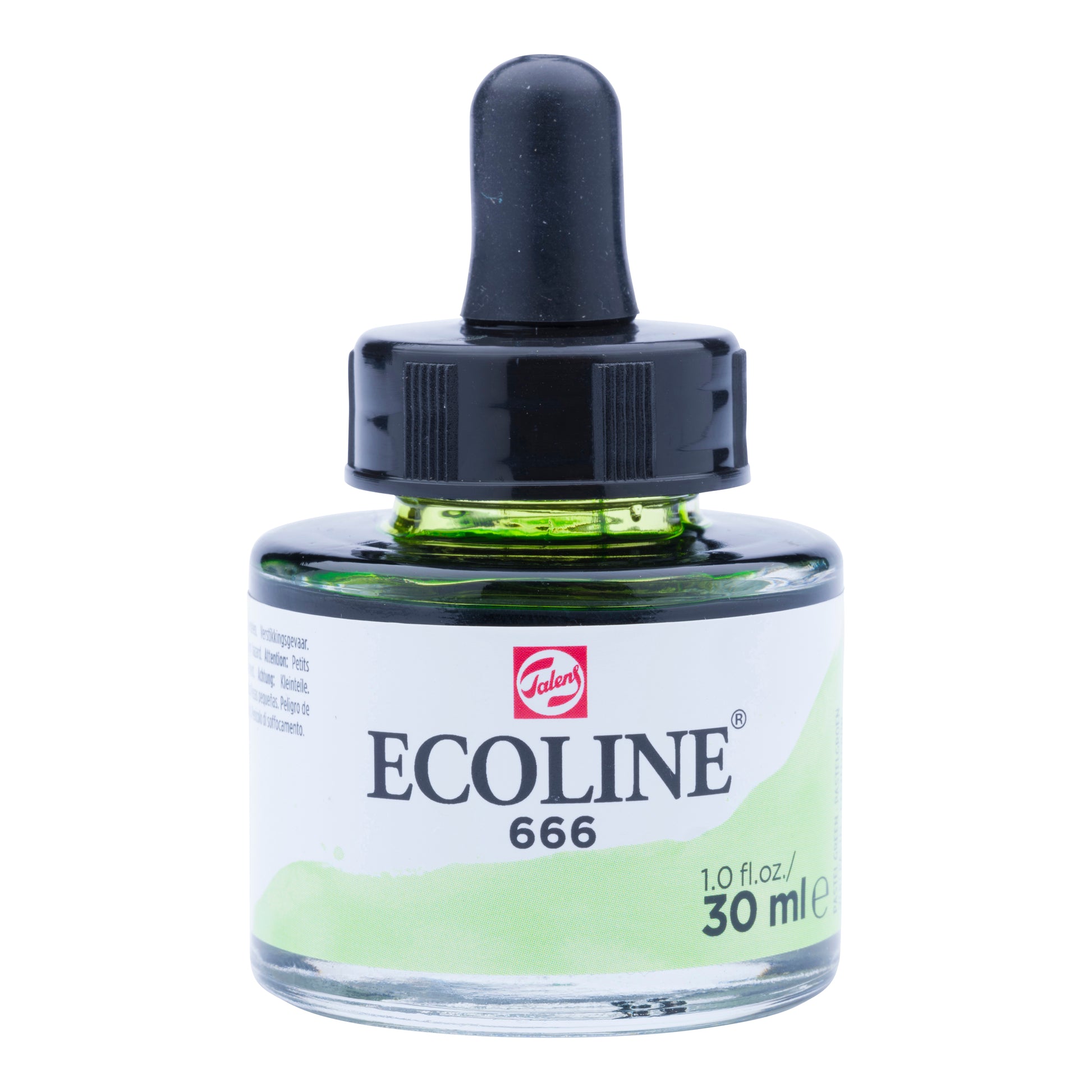 Talens Ecoline Aquarellfarbe – Pastellgrün – 30 ml – für Aquarellpapier, Zeichenpapier, Karton