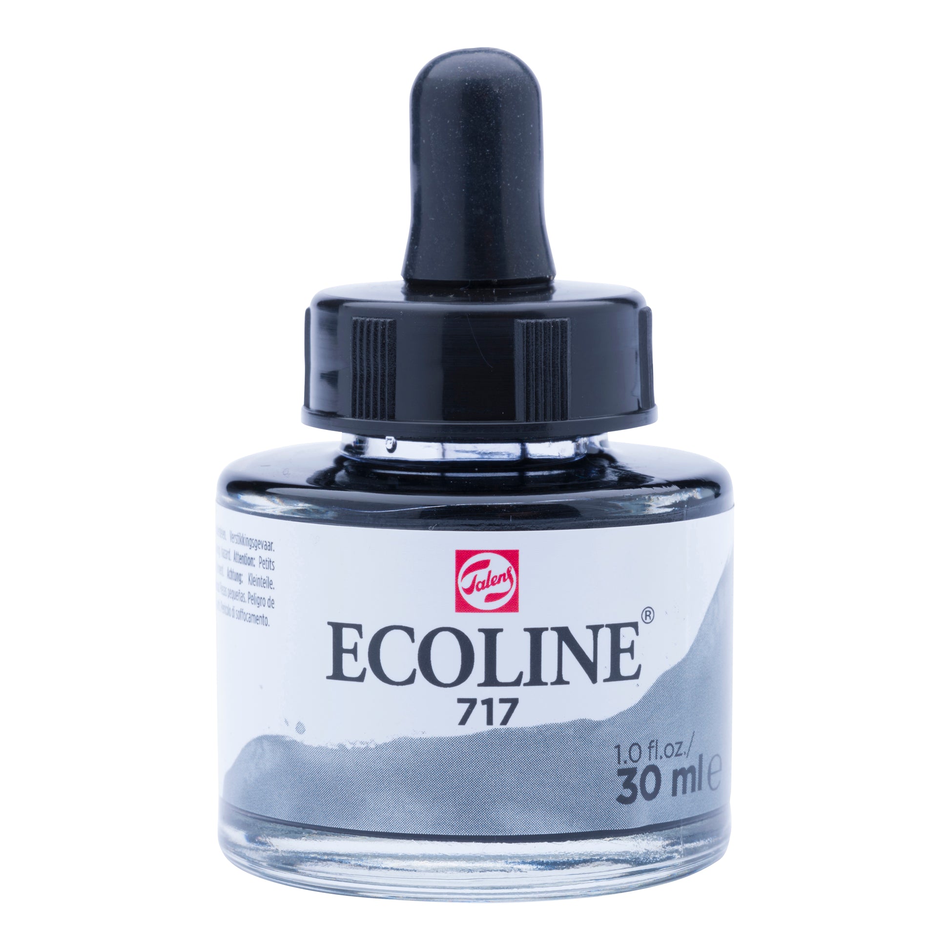 Talens Ecoline Deckfarbe – Kaltgrau – 30 ml – für Aquarellpapier, Zeichenpapier, Karton