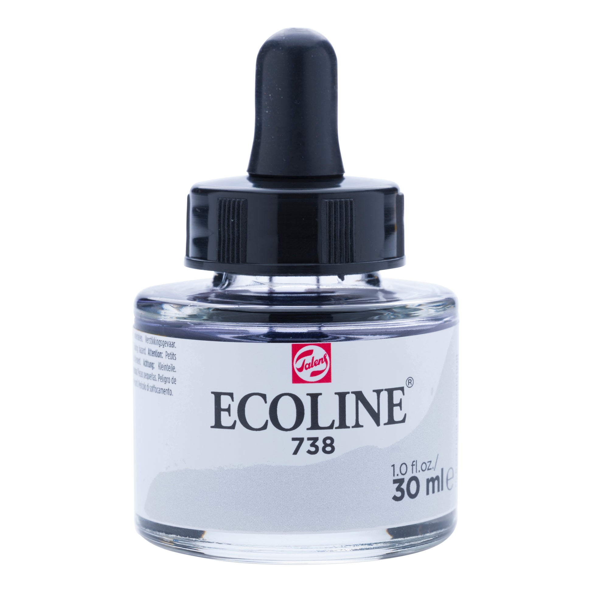 Talens Ecoline Deckfarbe – Hell Kaltgrau – 30 ml – für Aquarellpapier, Zeichenpapier, Karton