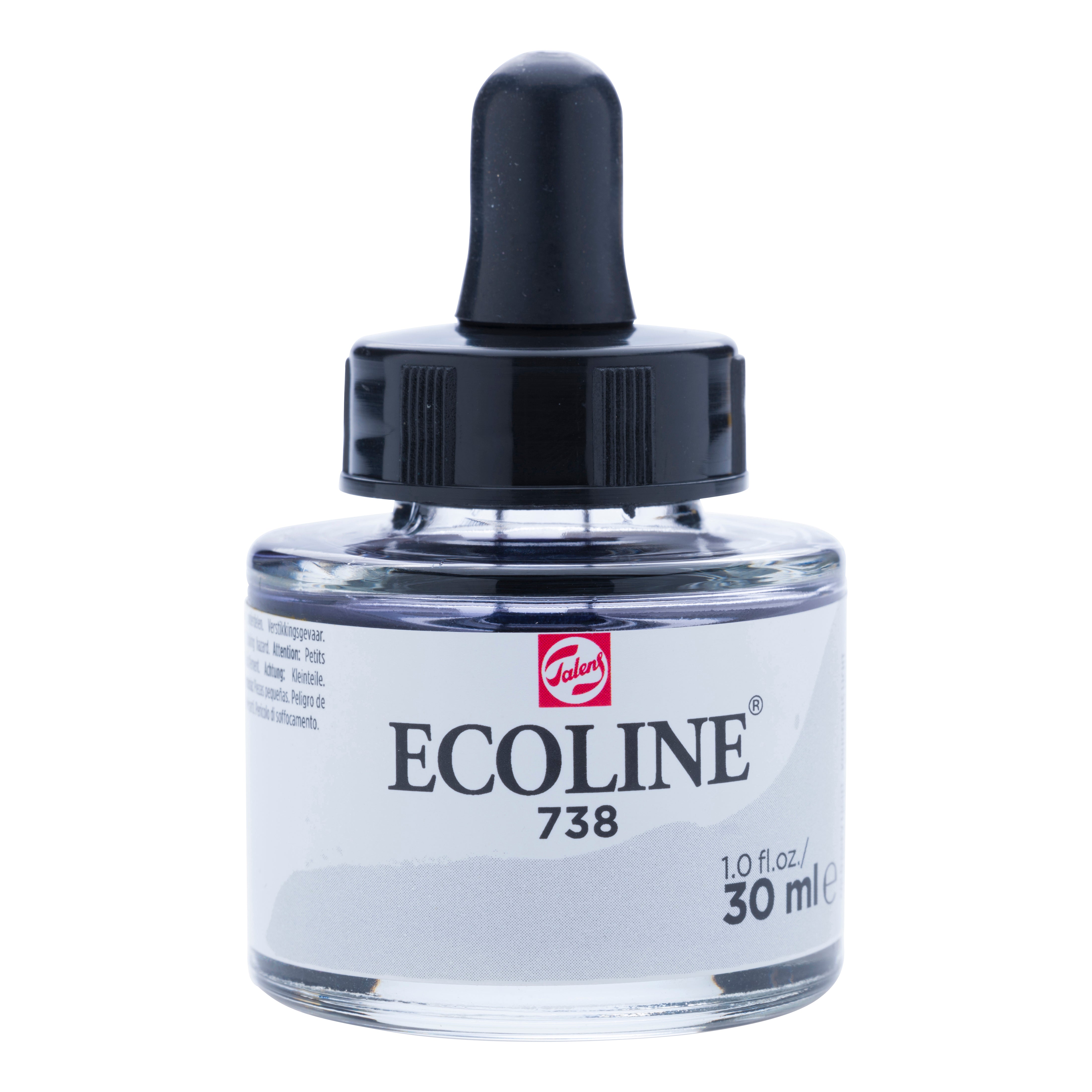 Talens Ecoline Deckfarbe – Hell Kaltgrau – 30 ml – für Aquarellpapier, Zeichenpapier, Karton